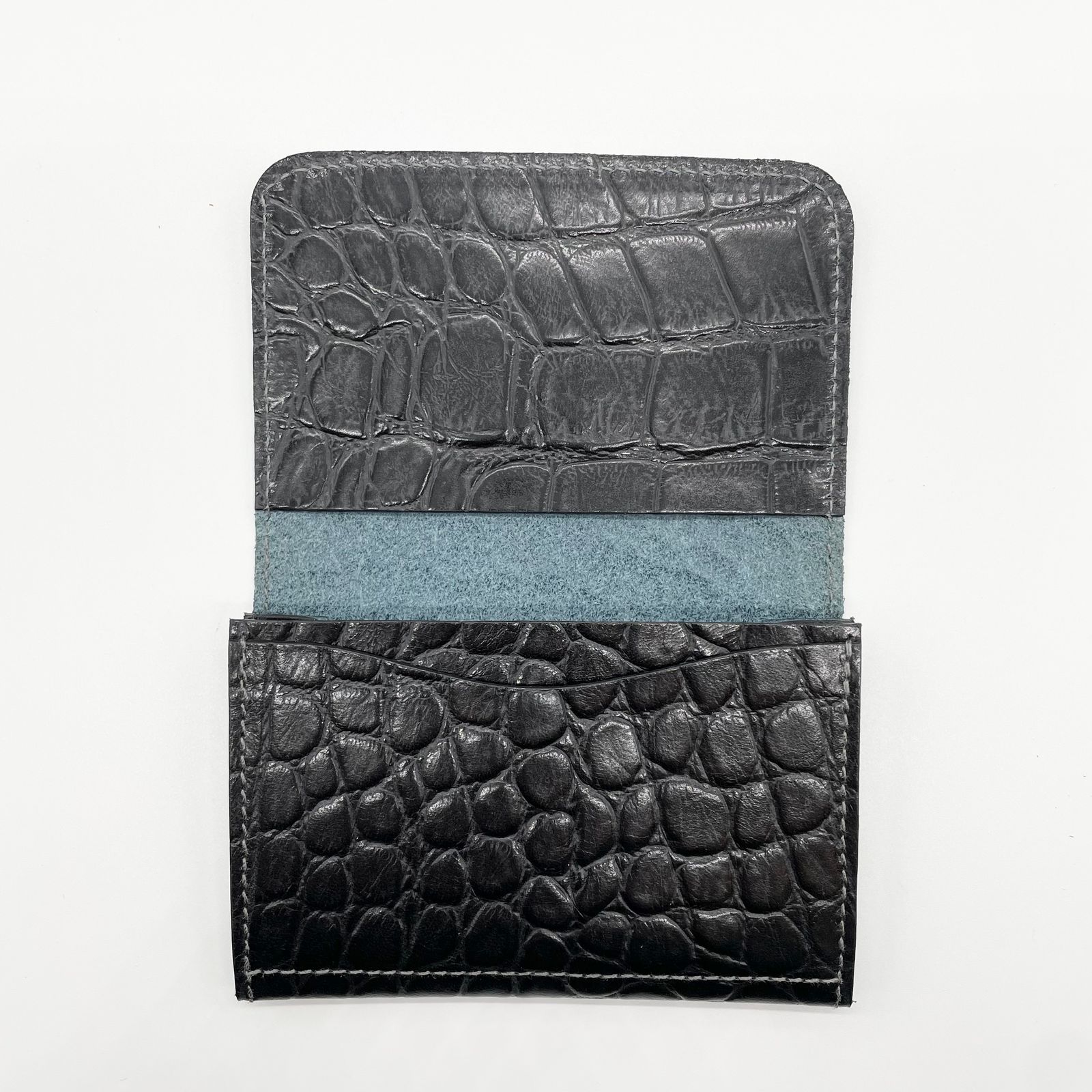 IL BISONTE - カードケース/名刺入れ/ダークグレー | HALLOW's web store