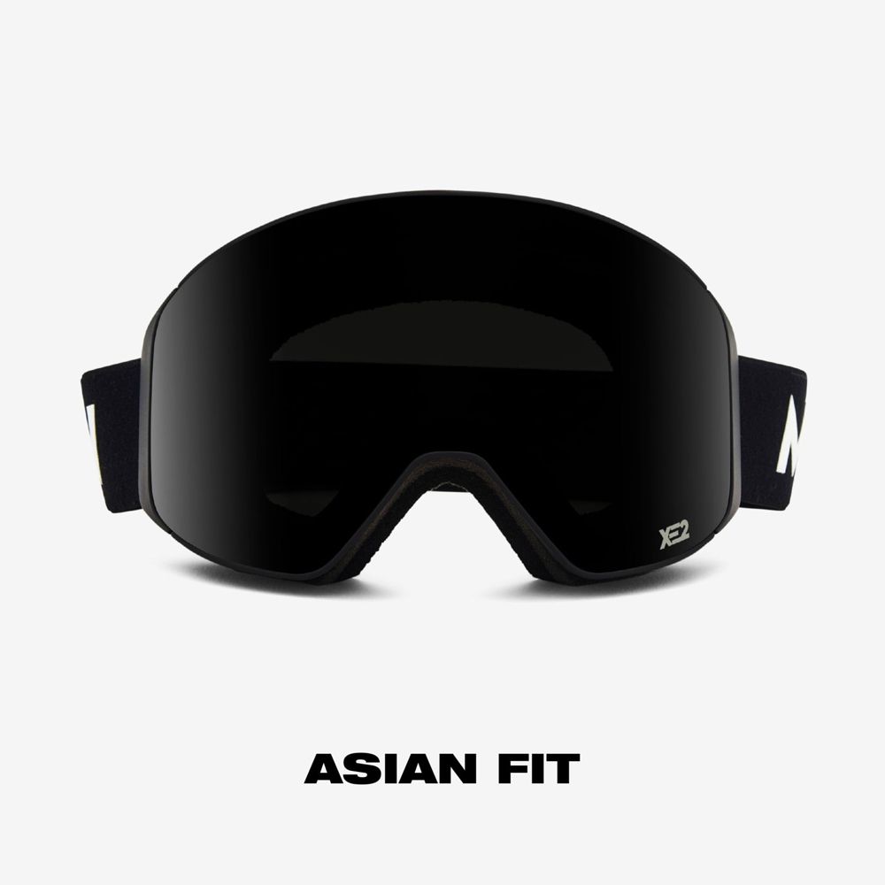 MESSYWEEKEND - CLEAR XE2 - ASIAN FIT / Black Green Mirrored