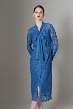 PINKY&DIANNE - [URBAN PRECIOUS] レースワンピース (ブルー