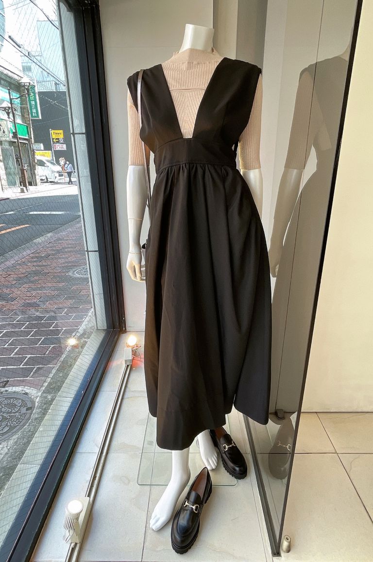 ELENDEEK - BACK BELT JUMPER SK/バックベルトジャンパースカート | LA