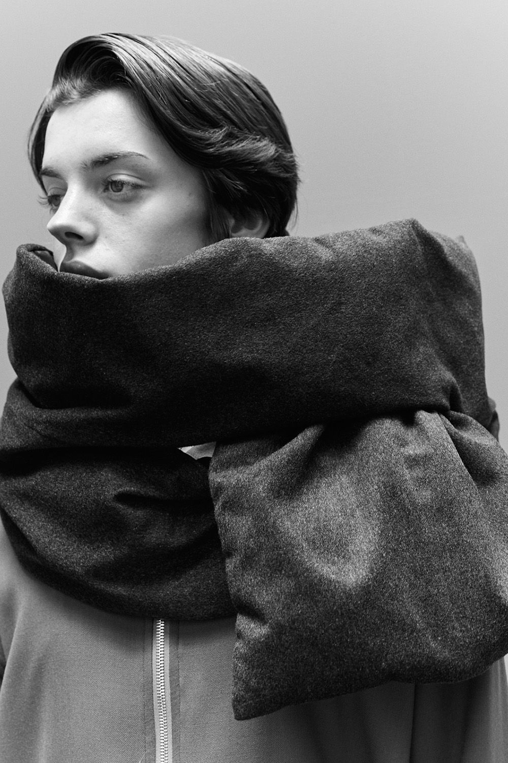 MARKAWARE - CASHMERE DOWN STALL / カシミヤ ダウン ストール | laid-back