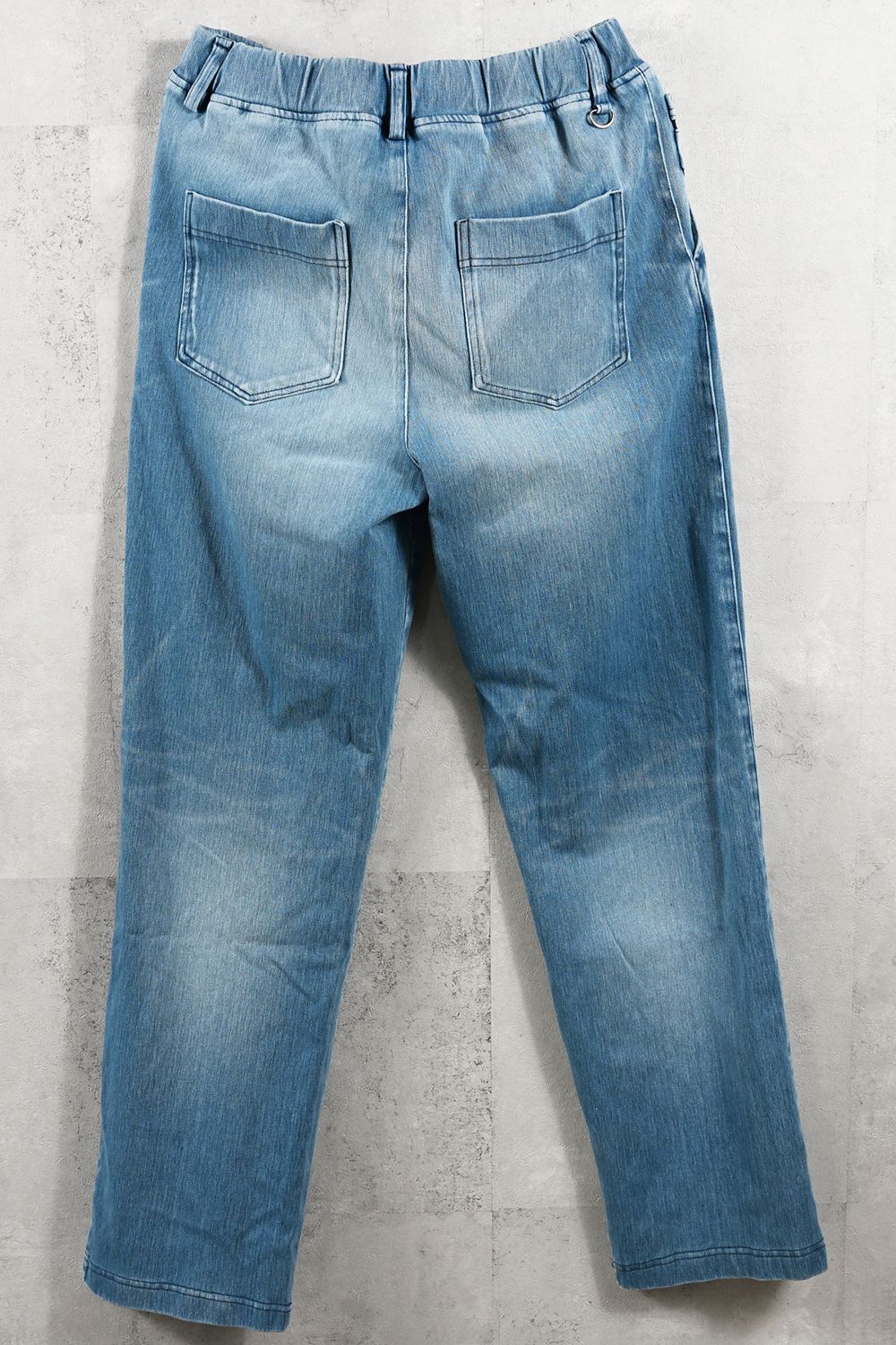 RESOUND CLOTHING - DENIM JERSEY WIDE PT / デニムジャージワイド