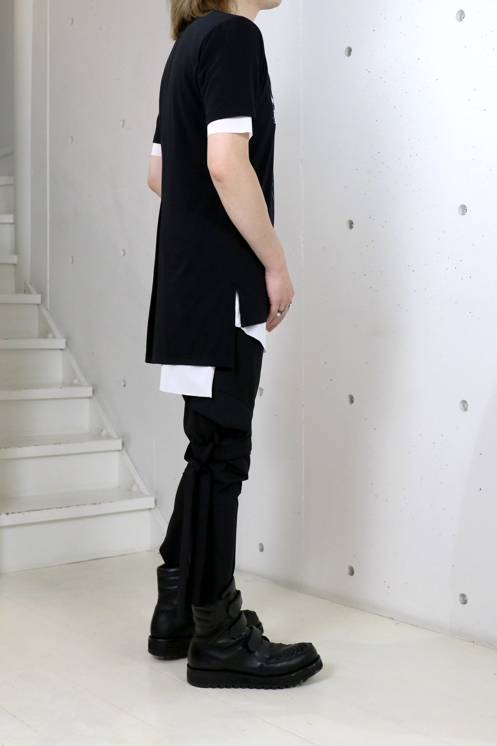kiryuyrik - Layered V-Neck T-Shirt / レイヤード Vネック Tシャツ