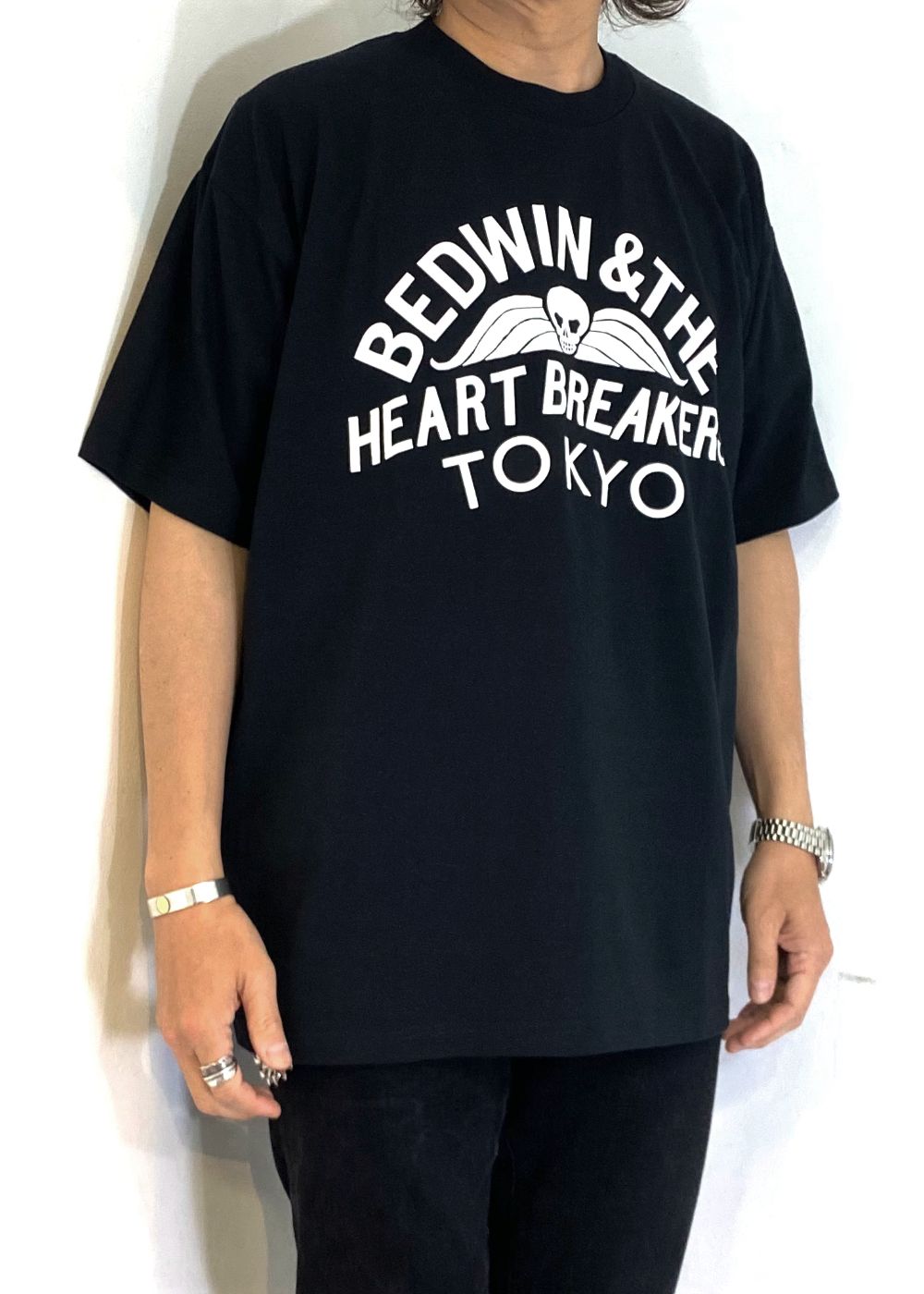 BEDWIN & THE HEARTBREAKERS - 【ラスト1点】S/S PRINTED TEE 