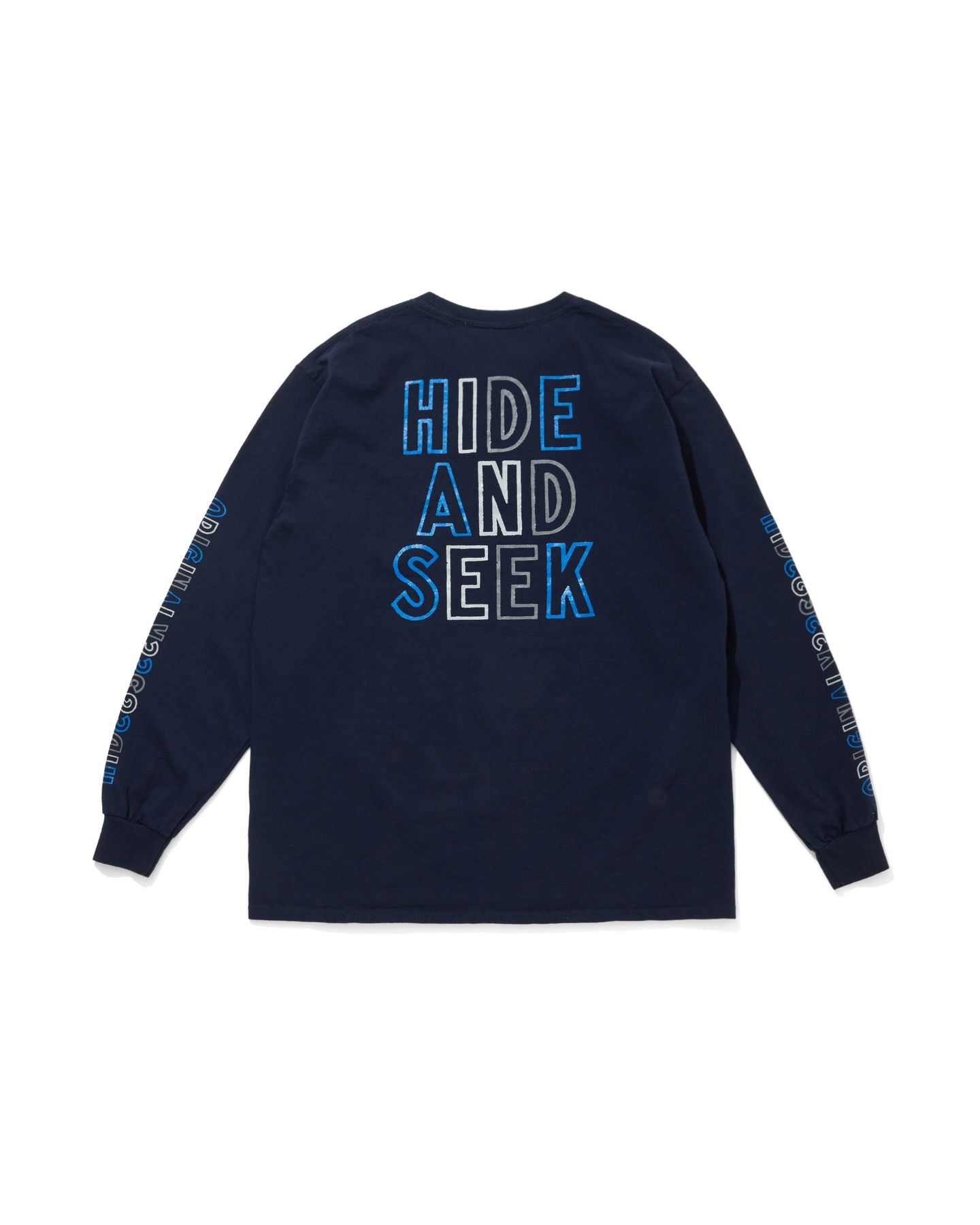 HIDE AND SEEK - Original H&S L/S Tee (BLACK) / 西浦徹 コラボ ロンT