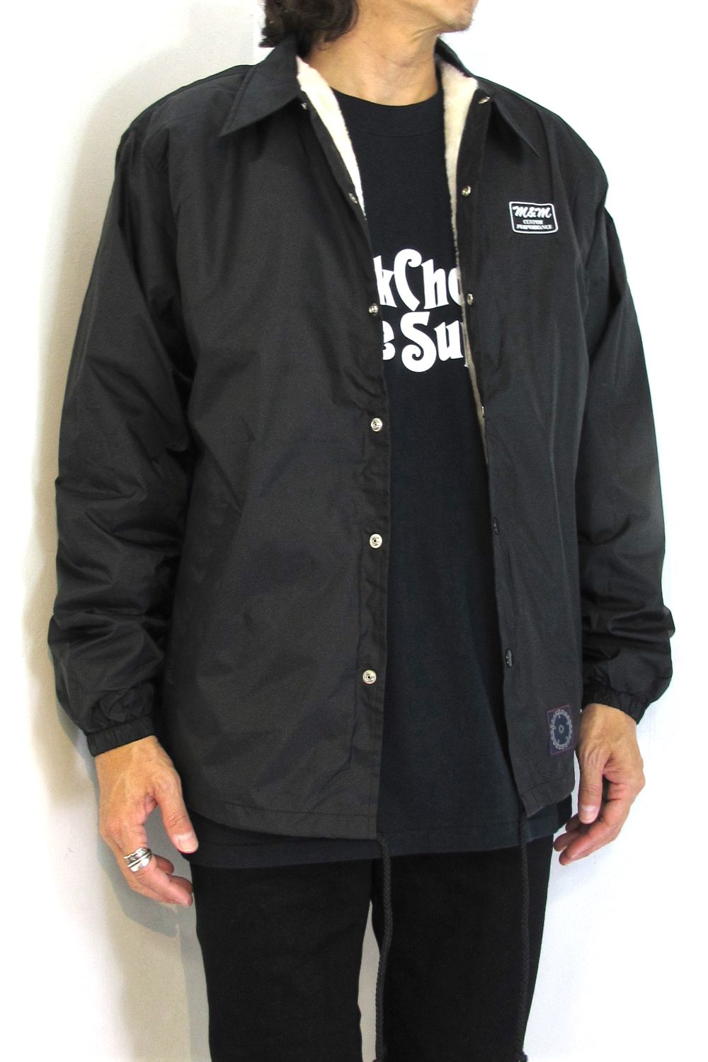 M&M CUSTOM PERFORMANCE - BOA WINDBREAKER (BLACK) / ×TAMAGAWA DINER