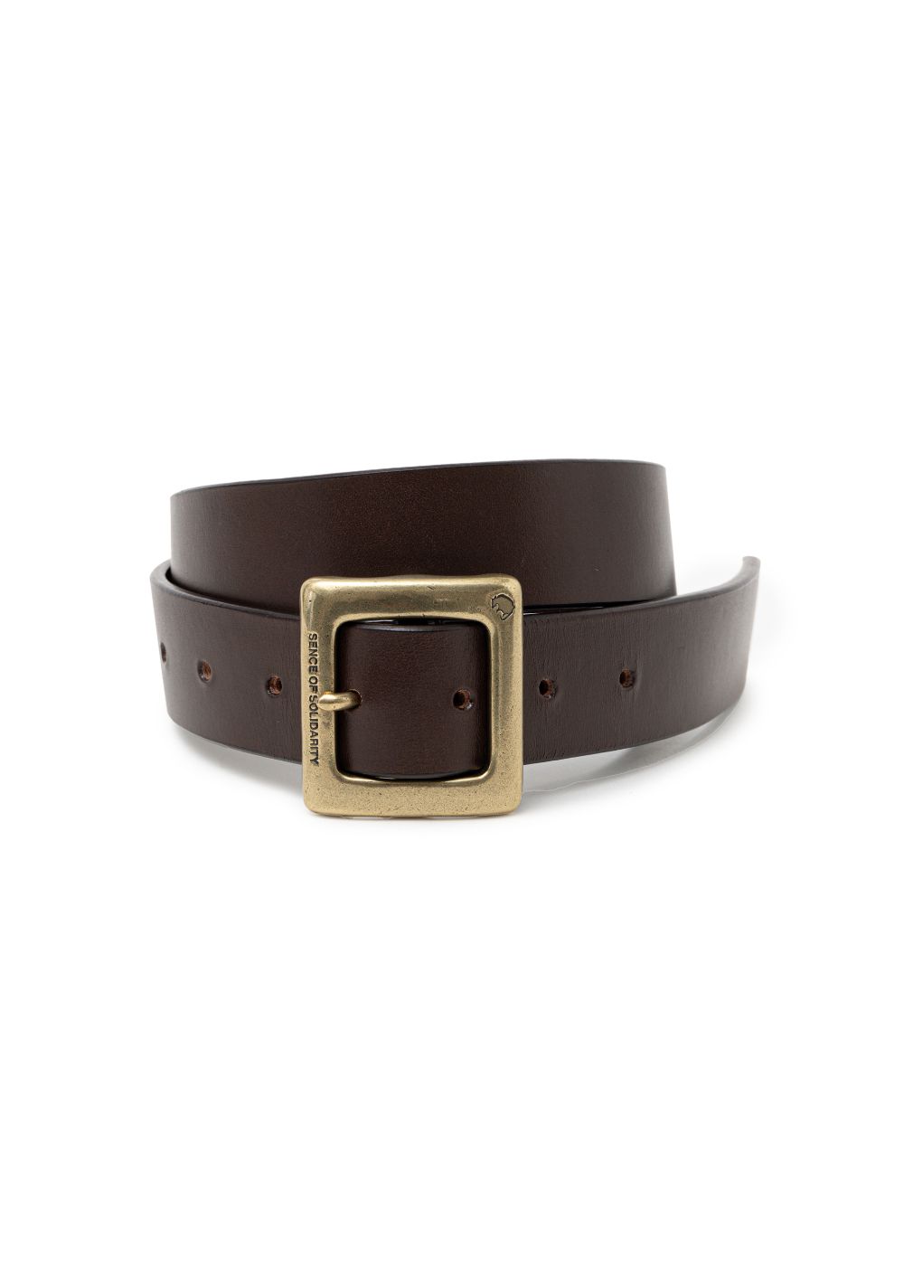 RATS - LEATHER BELT (BLACK×SILVER) / レザー ベルト | LOOPHOLE