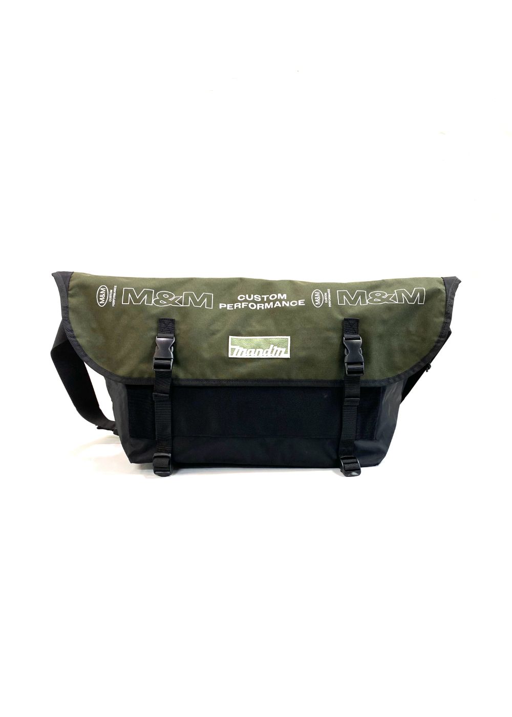 M&M CUSTOM PERFORMANCE - Messenger Bag (OLIVE) / メッセンジャー