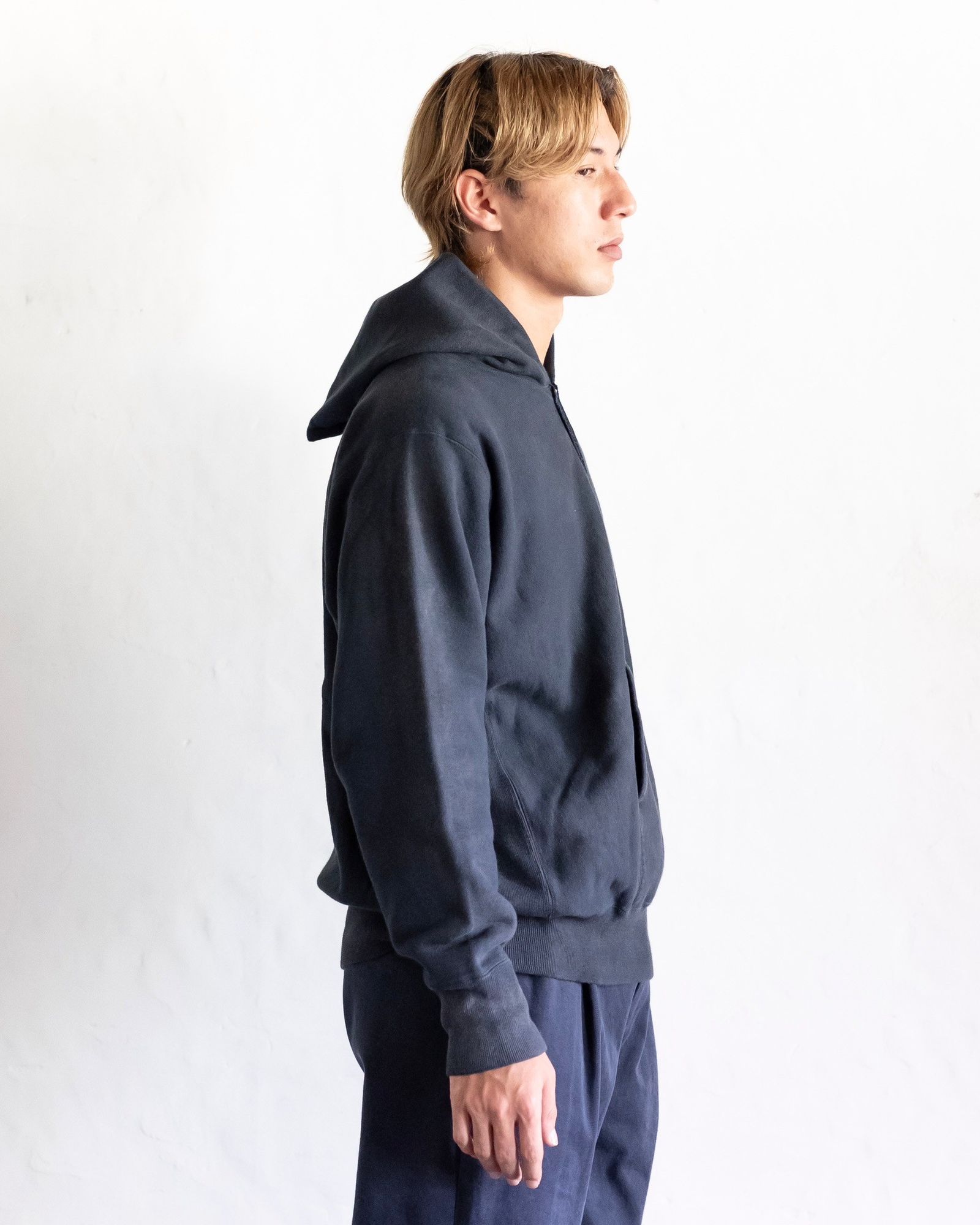 A.PRESSE - アプレッセ Vintage Half Zip Sweat Hoodie (24AAP-05-07K