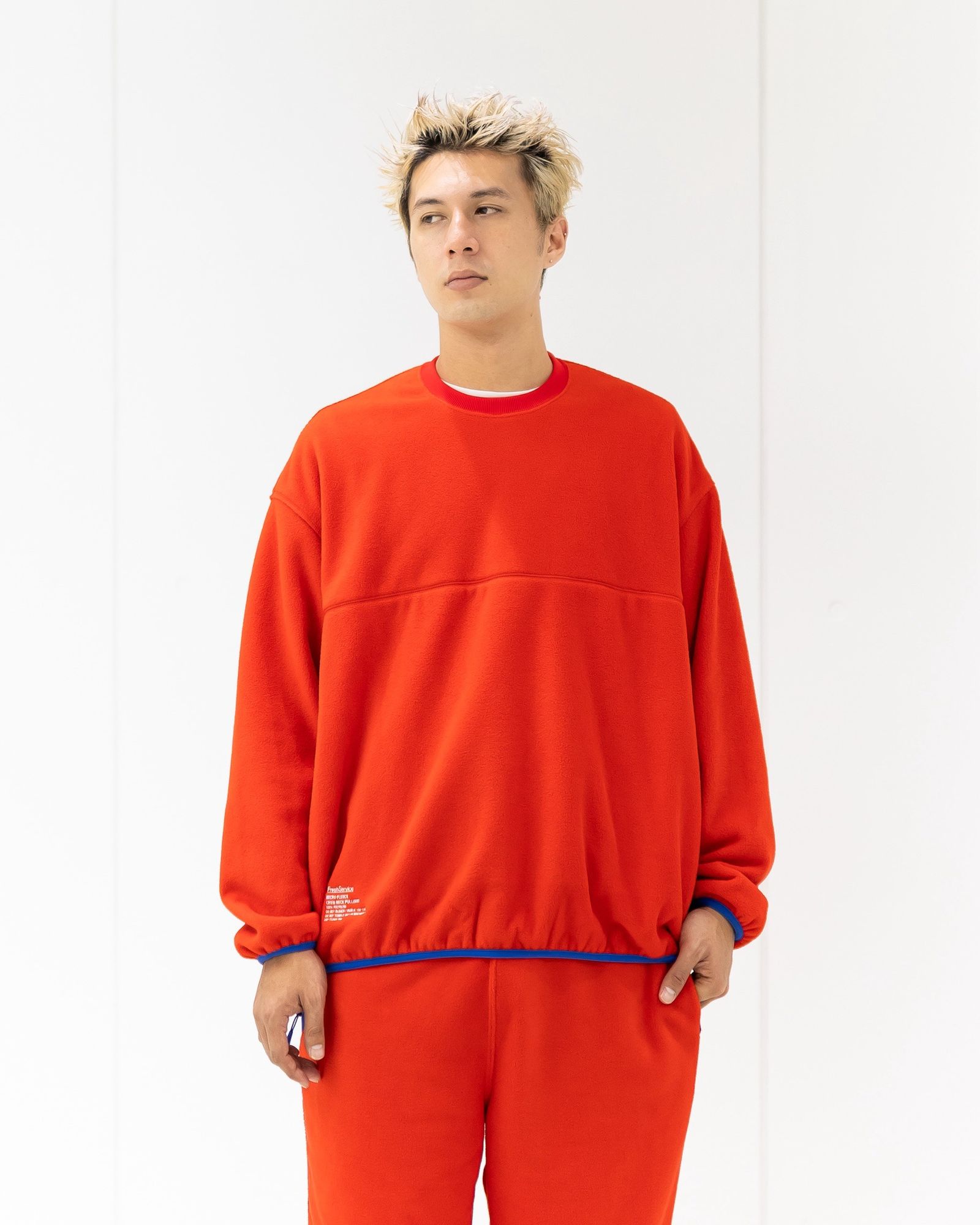 FreshService - フレッシュサービス MICRO FLEECE CREW NECK PULLOVER