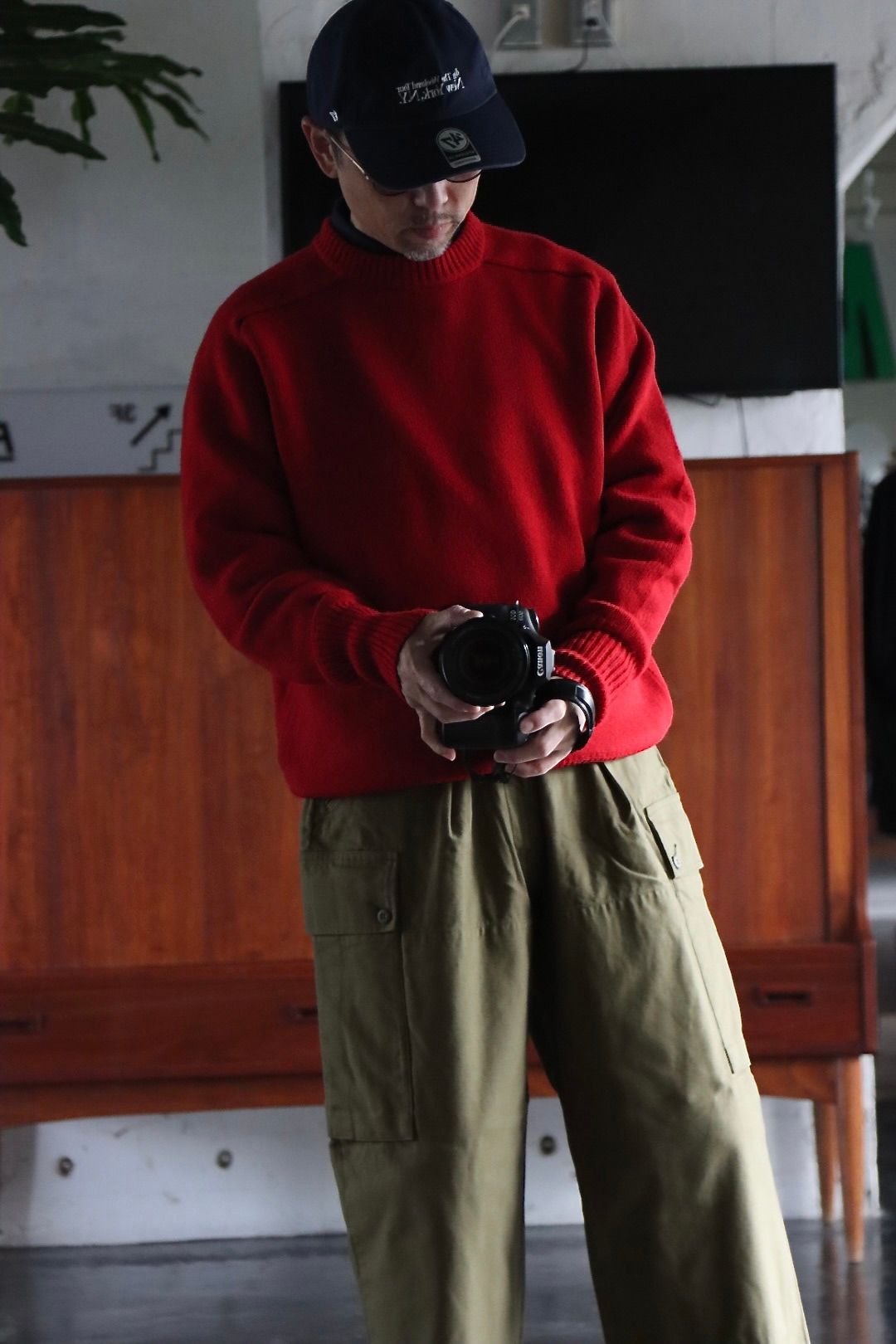 A.PRESSE - アプレッセ22FW Pullover Sweater(22AAP-03-05H)RED | MARK