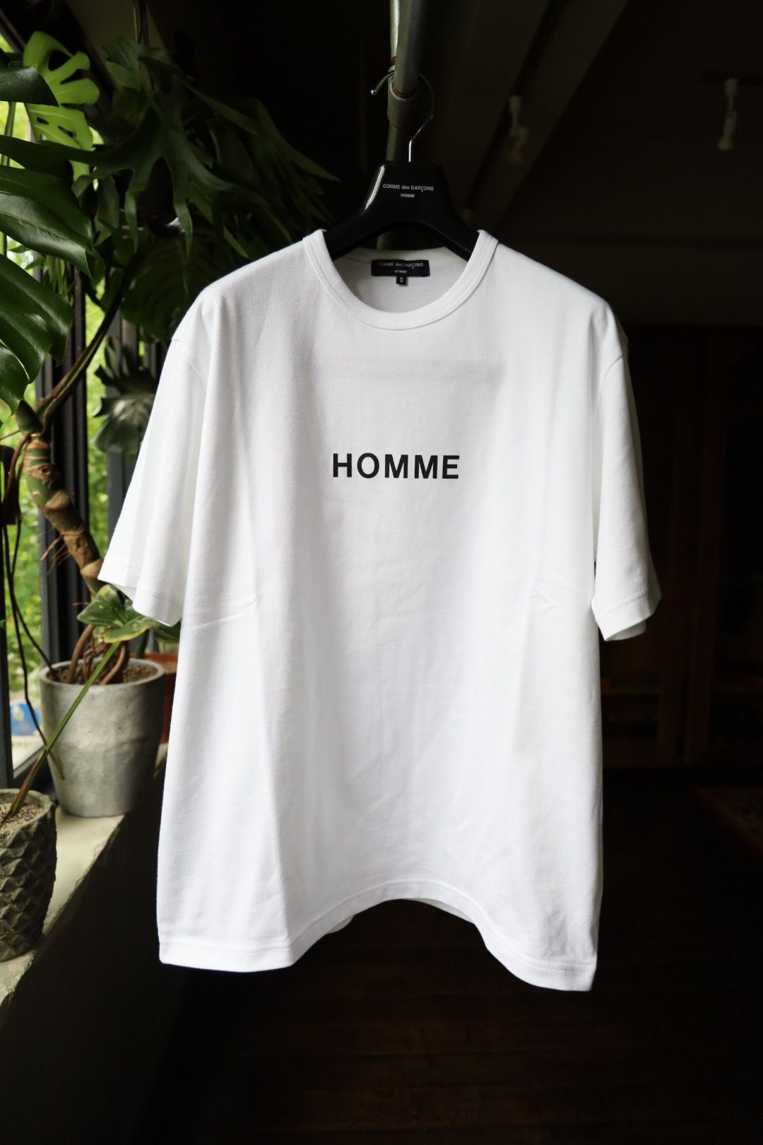 COMME des GARCONS HOMME - コムデギャルソンオム ロゴプリントTシャツ