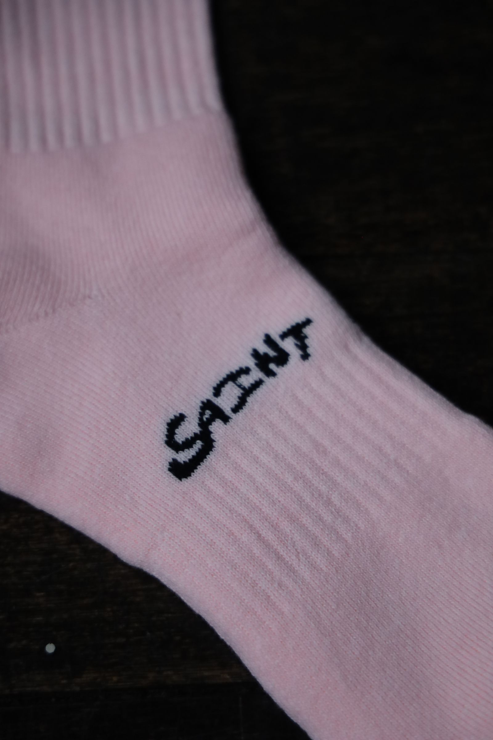 SAINT M×××××× - セントマイケル EYES_SOCKS(SM-HR8-0000-103)PINK | MARK
