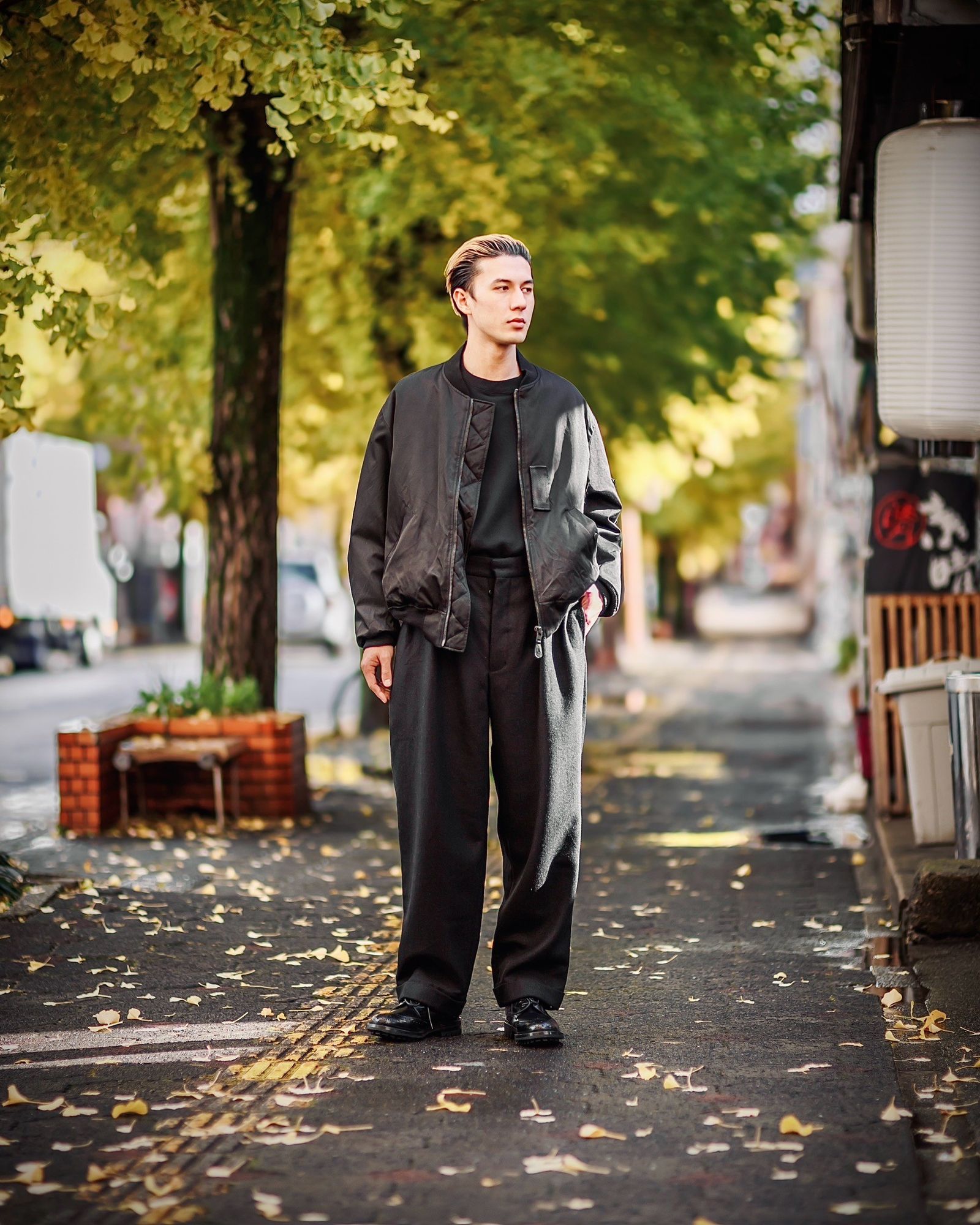 A.PRESSE Vintage Silk Flight Jacket スタイル 11月30日(土)新作発売