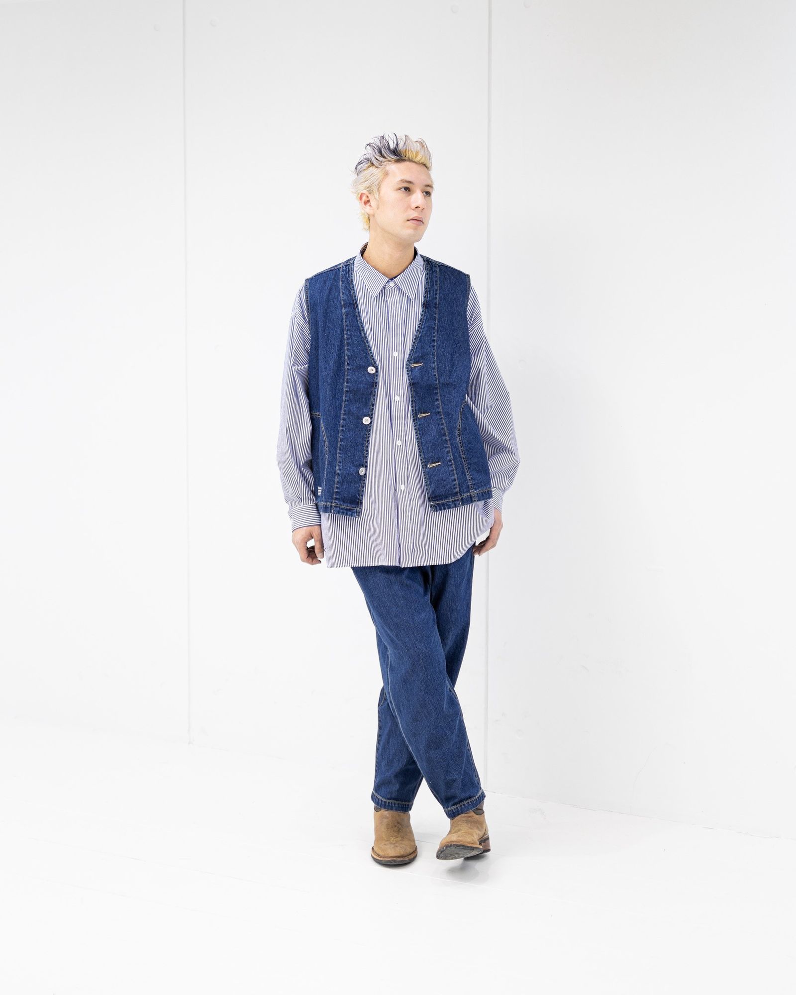 FreshService - フレッシュサービス CORPORATE DENIM KUNG-FU COVERALL