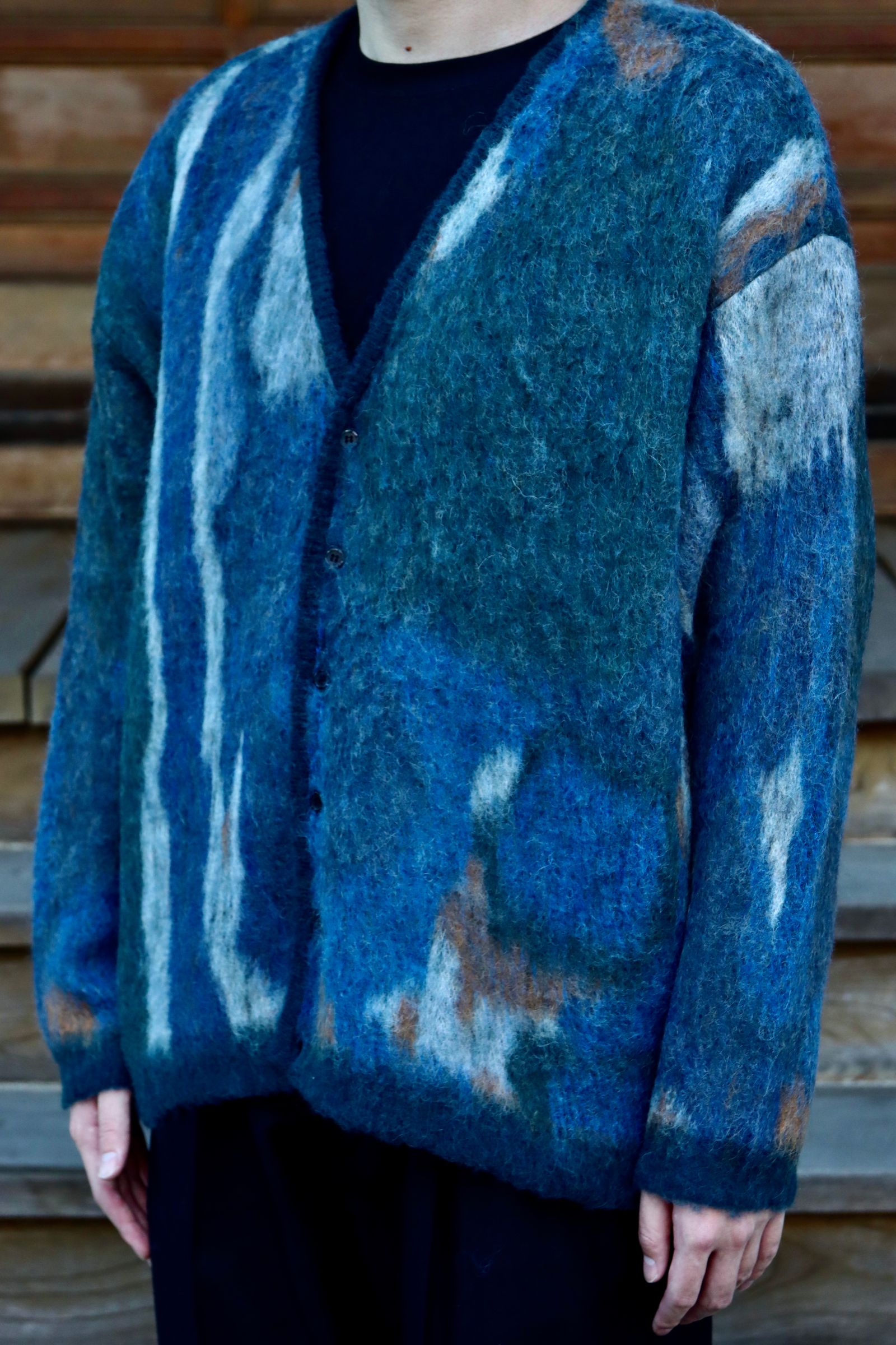 YOKE ROTHKO JACQUARD CARDIGAN(YK21AW0284S)GREEN style | 1873 | MARK