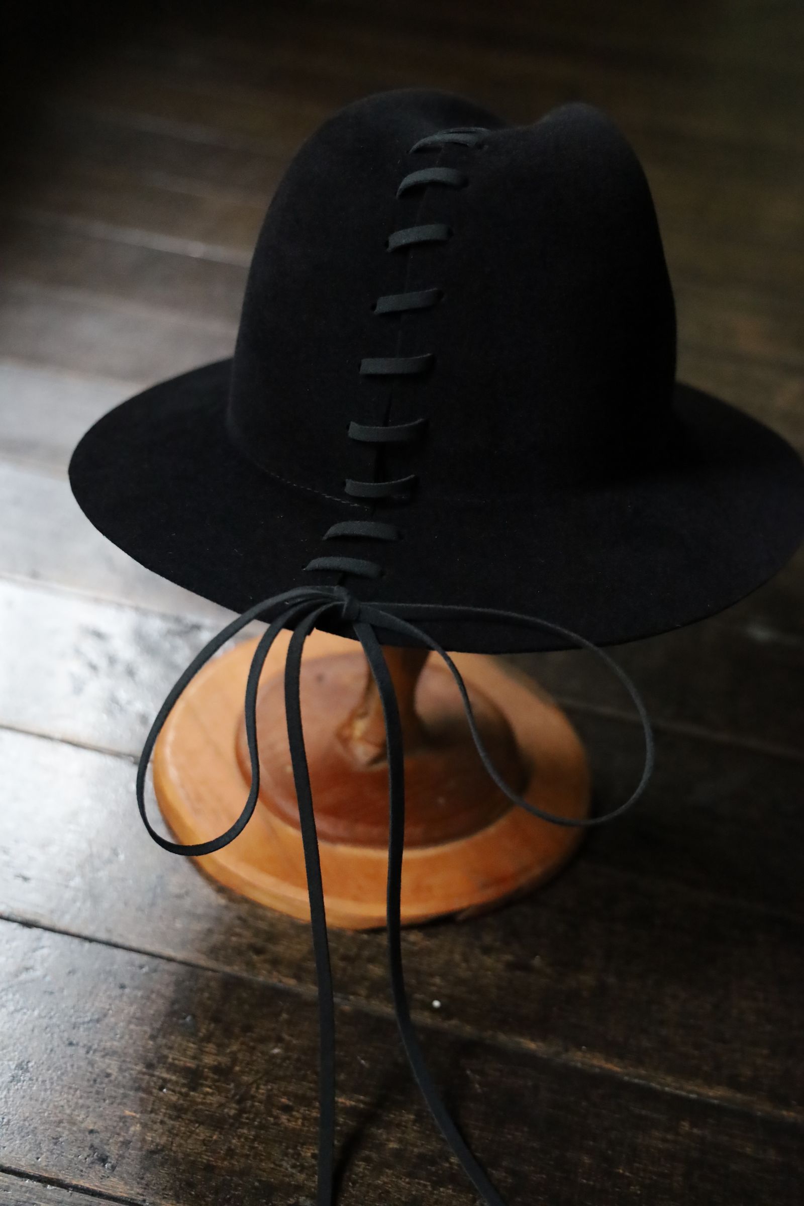 yohji yamamoto - ヨウジヤマモト ハット LACE UP SOFT HAT(HO-H11-977