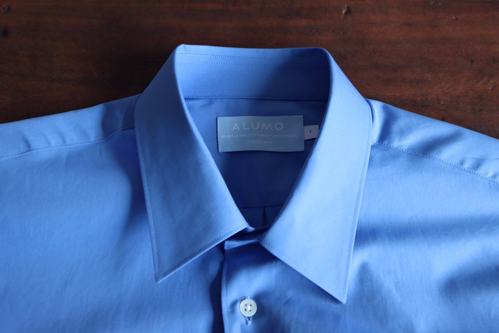Graphpaper - グラフペーパーシャツ 25SS ALUMO for GP Regular Collar