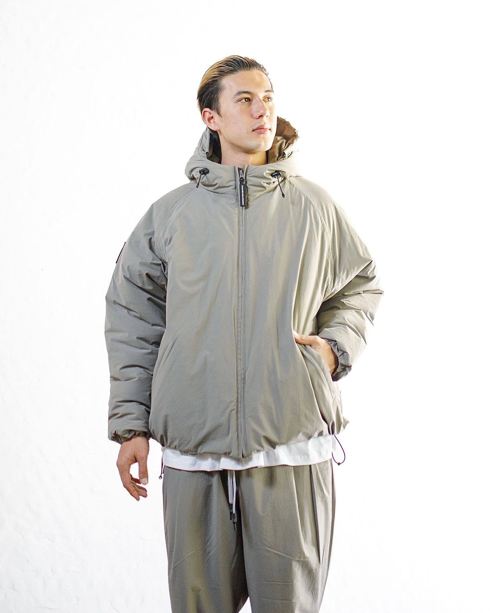 SFC SFC HOODIE PUFF JACKET (Greige)セットアップ STYLE 11月16日(土