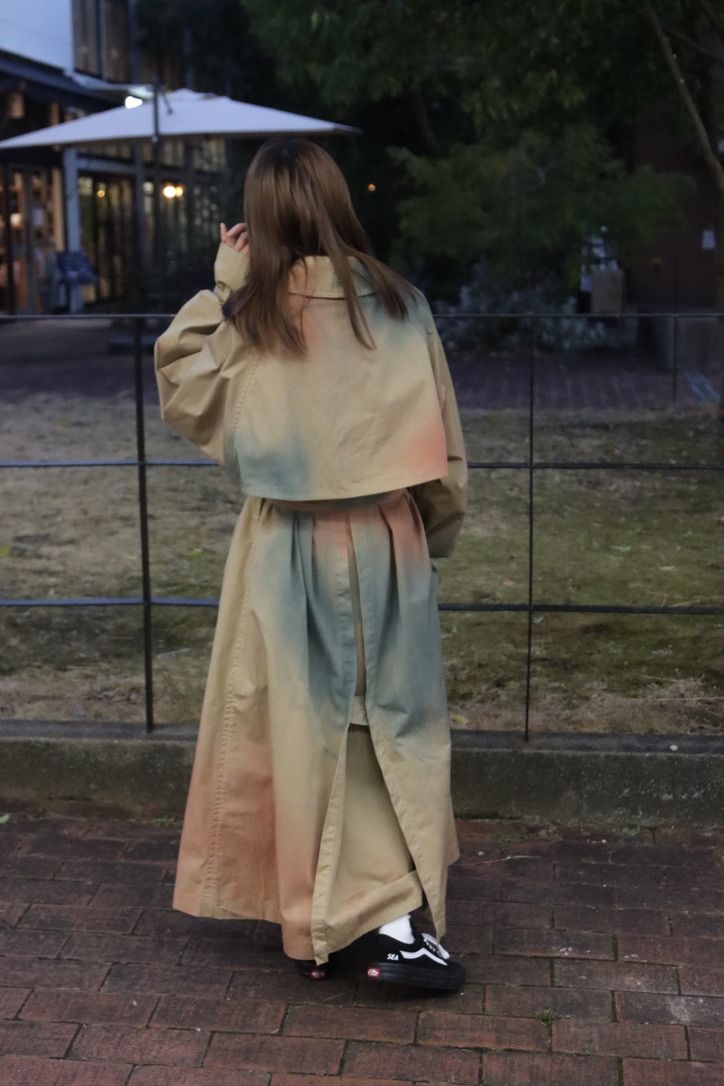 YOKE 新作SPRAY PRINTED TRENCH COAT style.2023.1.24 | 3134 | MARK