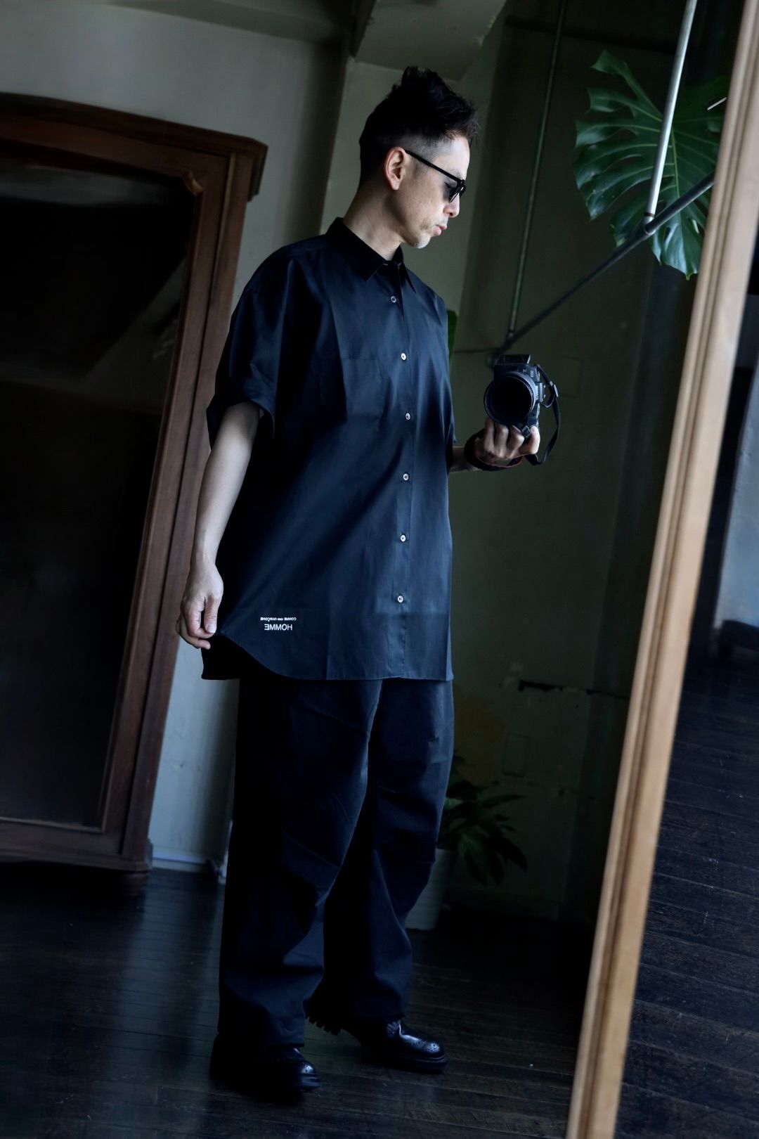 COMME des GARCONS HOMME - コムデギャルソンオム25SS 綿ブロードS/S