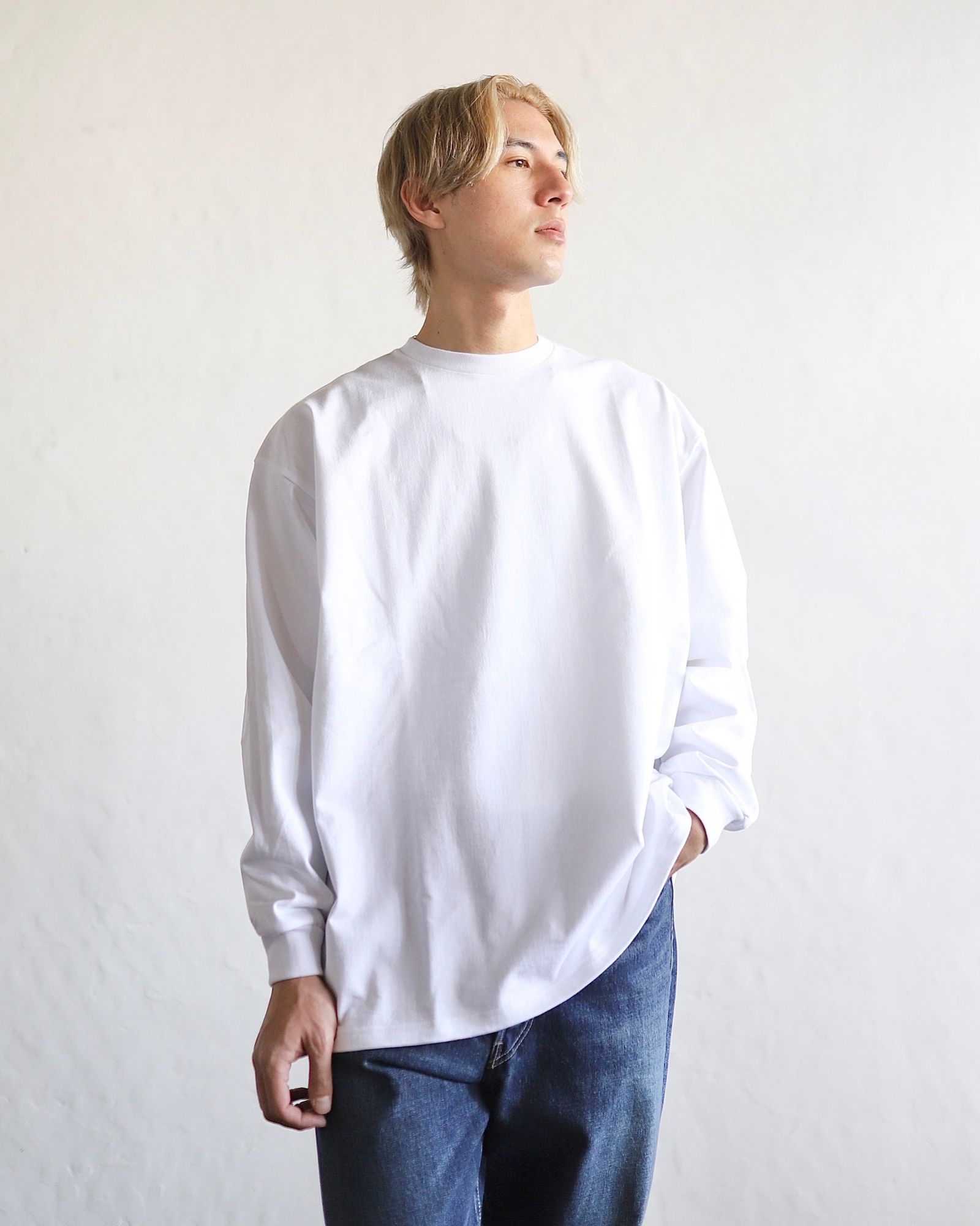 Graphpaper - グラフペーパー Heavy Weight L/S Oversized Tee(WHITE