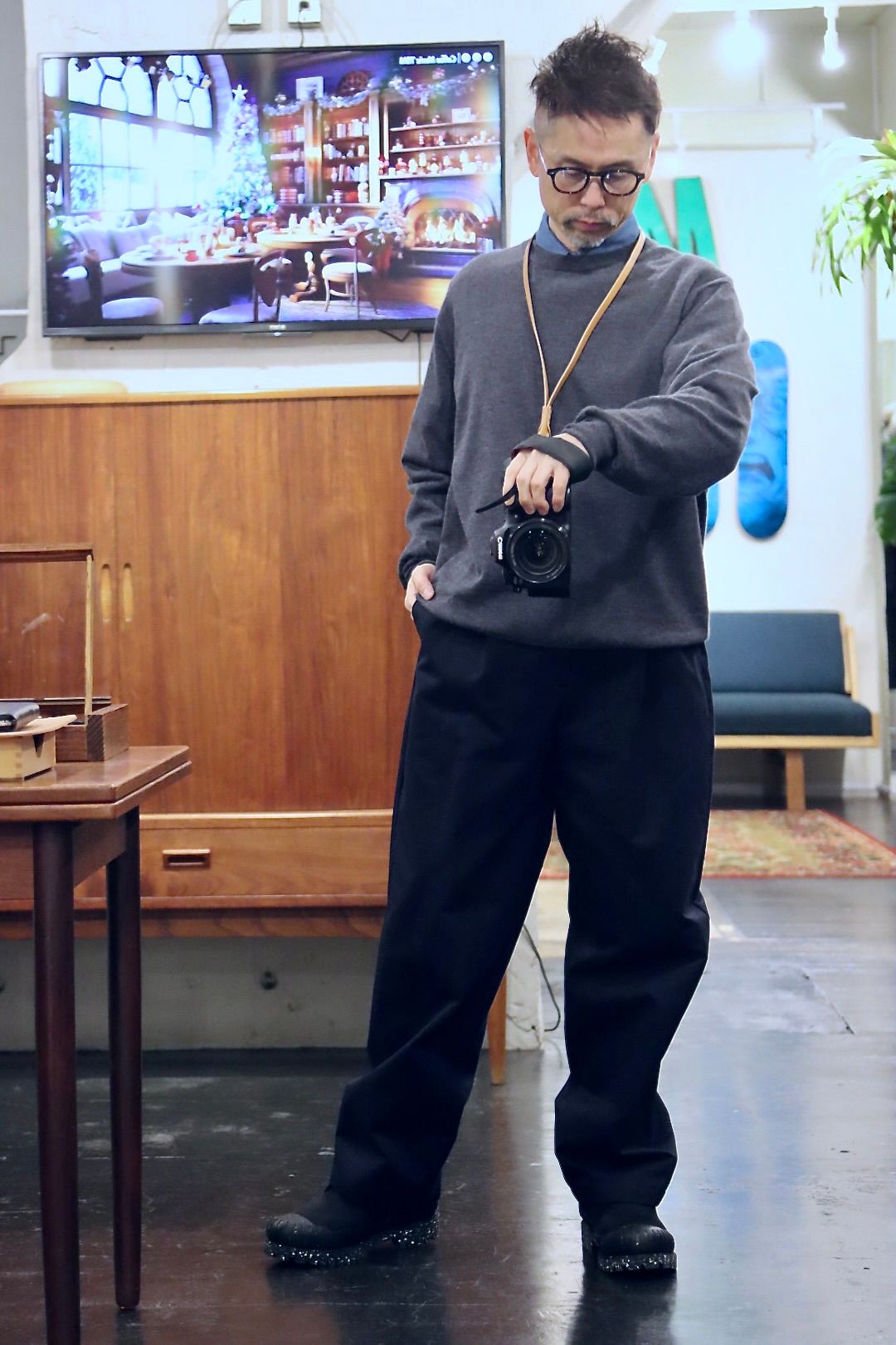 A.PRESSE 24SS Type.1 Silk Blend Chino Trousers