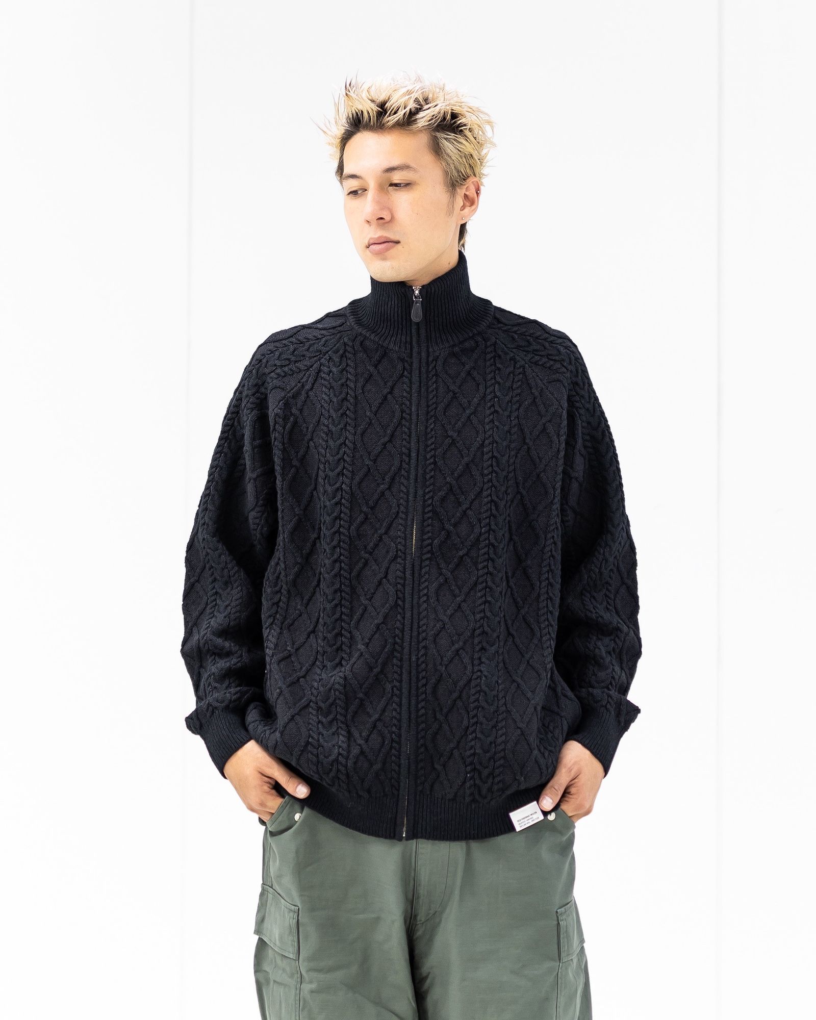 FreshService SHETLAND WOOL x SOLOTEX® TECH FISHERMAN ZIP-UP 10月18