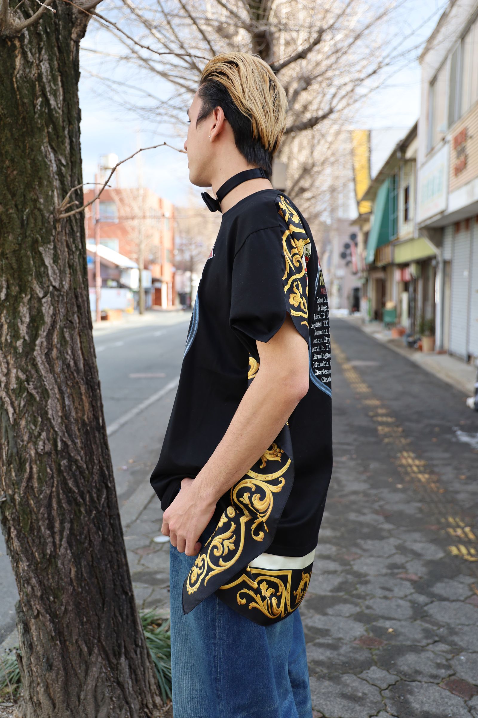 JUNYA WATANABE MAN - ジュンヤワタナベマン×AC/DCコラボシルク