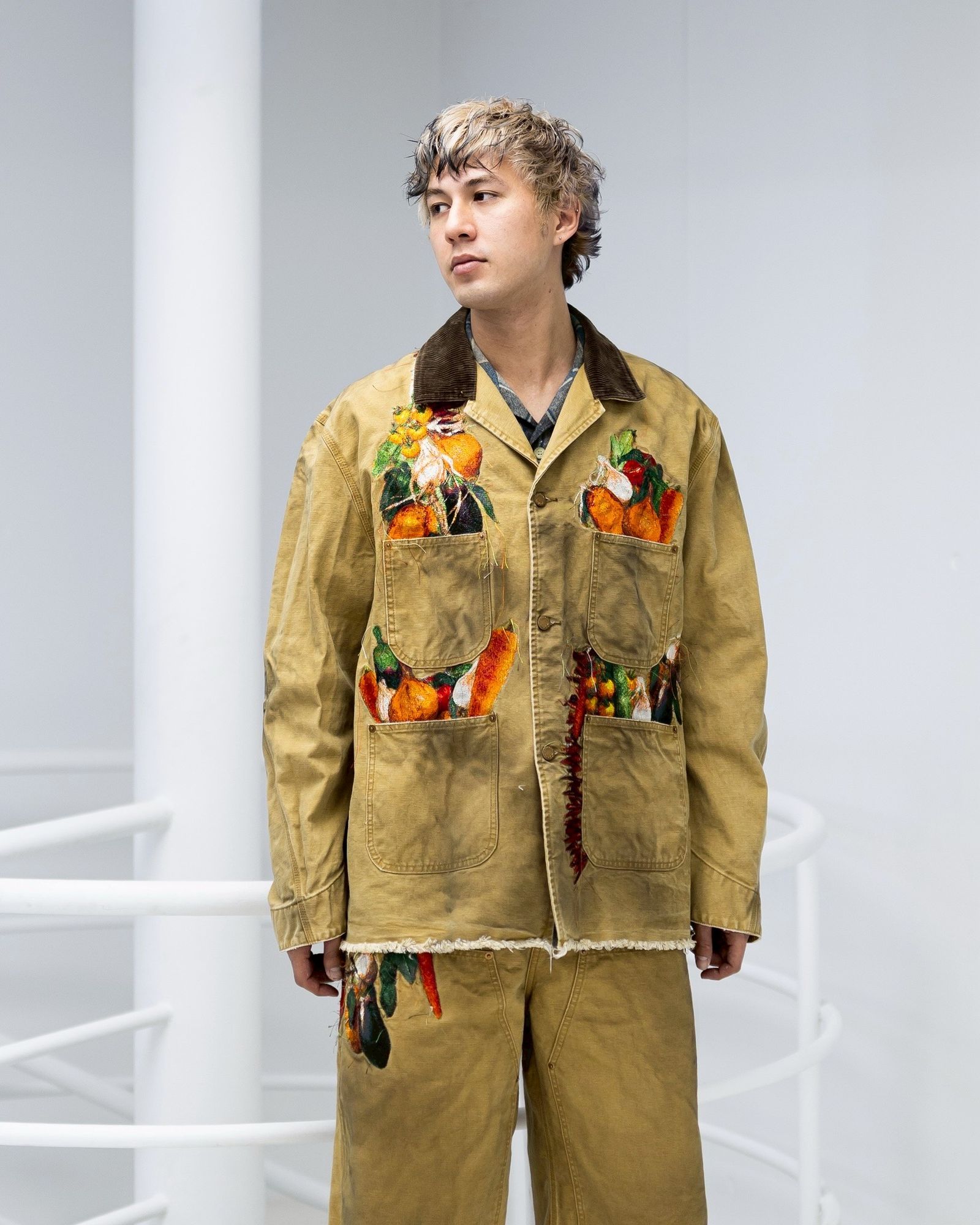 doublet - doublet ダブレット26SS VEGETABLE EMBROIDERY WORK JACKET