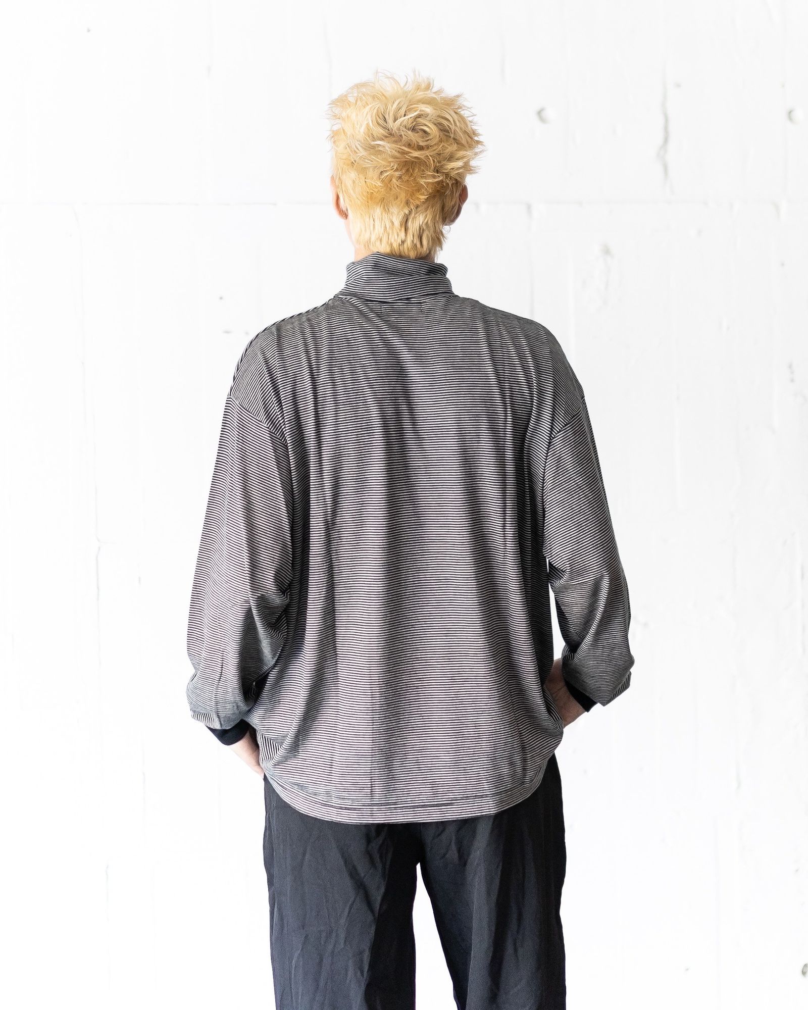 Graphpaper Wool Border L/S Turtle Neck Tee 新作発売！ | 7108 | MARK