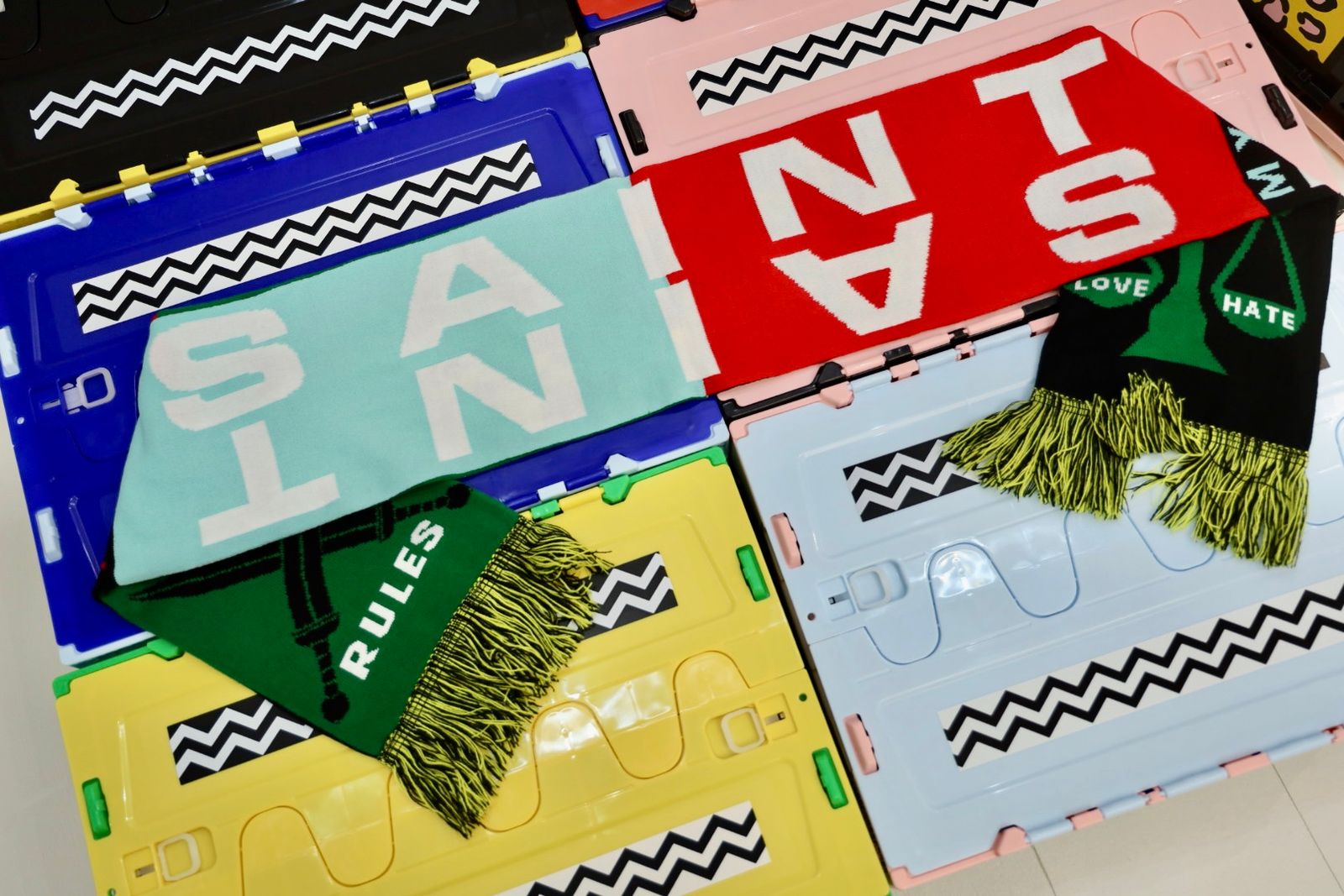 SAINT M×××××× - セントマイケル マフラー BABY MICHAEL SCARF(SM-HR1