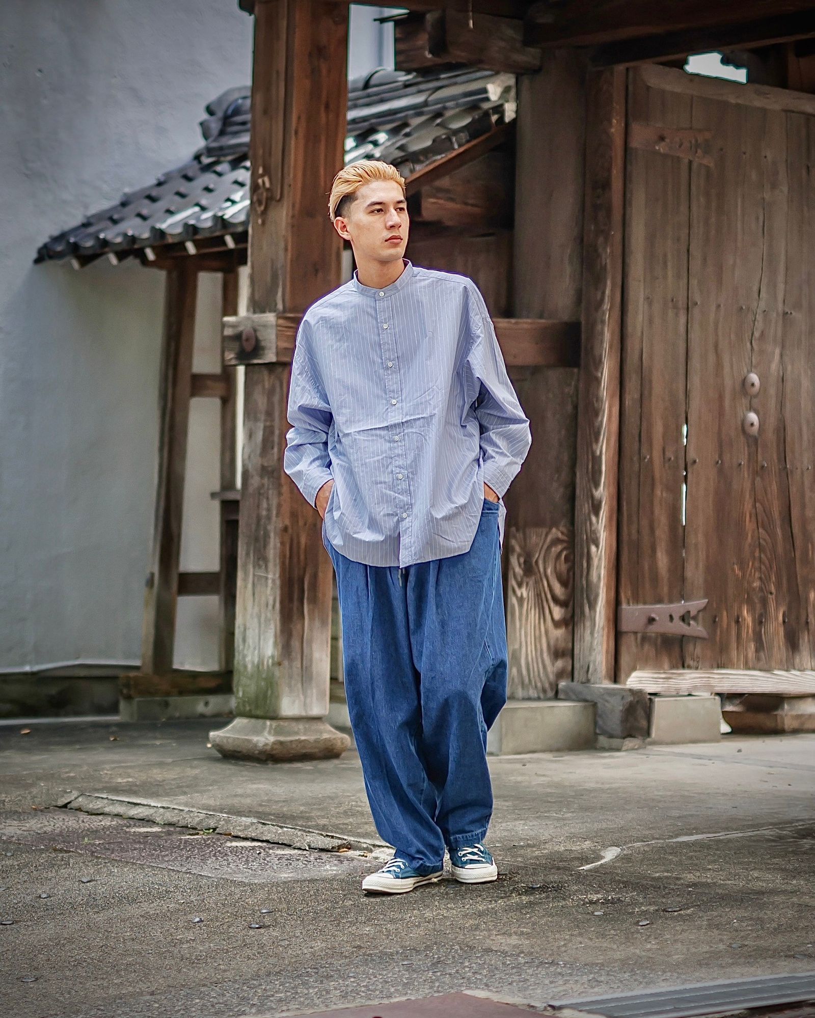 Stripes For Creative NO COLLAR SFC SHIRT スタイル9月21日新作発売