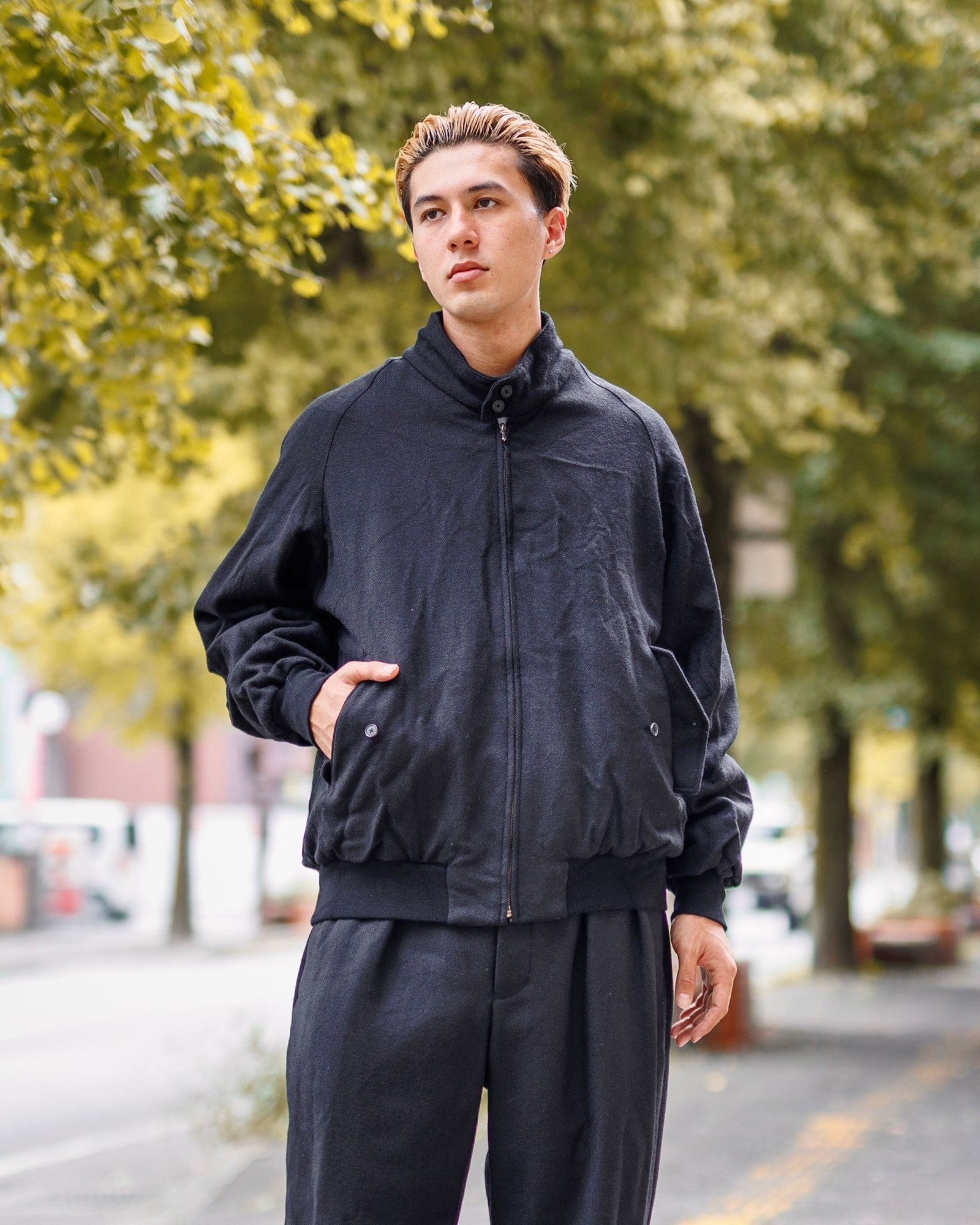 A.PRESSE Tweed Harrington Jacket 10月19日(土)新作発売！ | 5633 | MARK