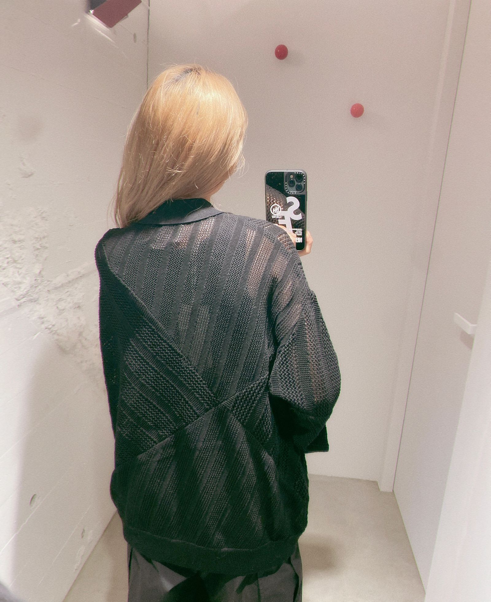 YOKE - ヨーク24SS COTTON MESH STRIPE ZIP-UP CARDIGAN(YK24SS0674S