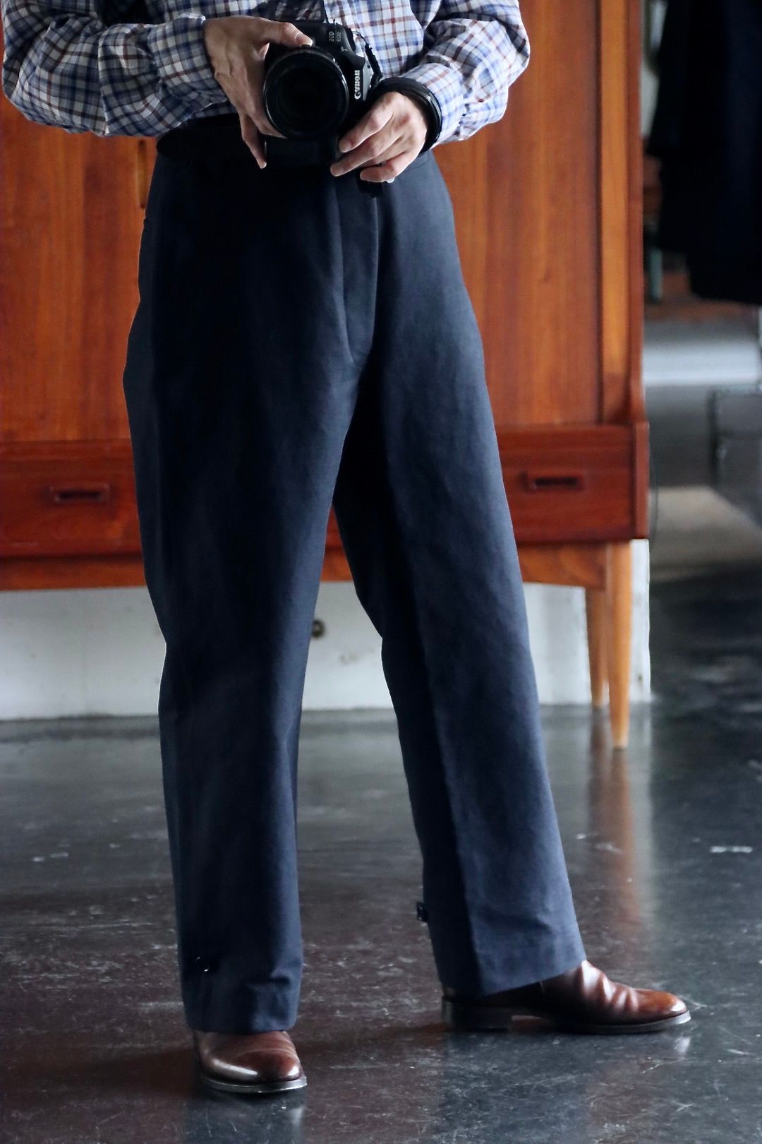 A.PRESSE - アプレッセ22FW Motorcycle Trousers(22AAP-04-01H)NAVY | MARK