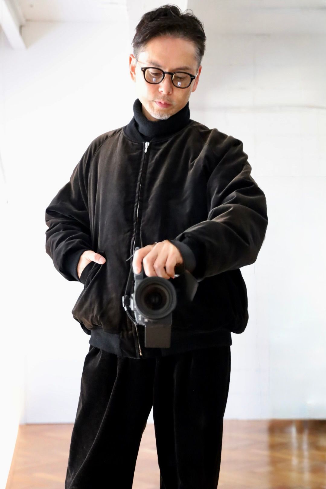 A.PRESSE - アプレッセ Vintage US NAVY Souvenir Velour Jacket(25SAP