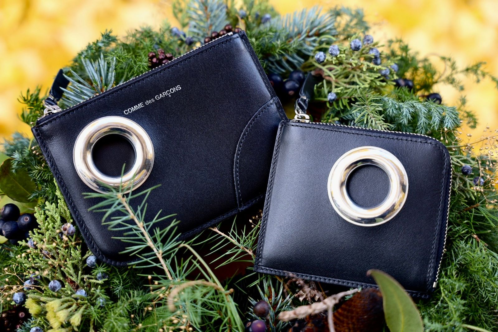 Wallet COMME des GARCONS - コムデギャルソン 財布 SILVER EYELET*L字