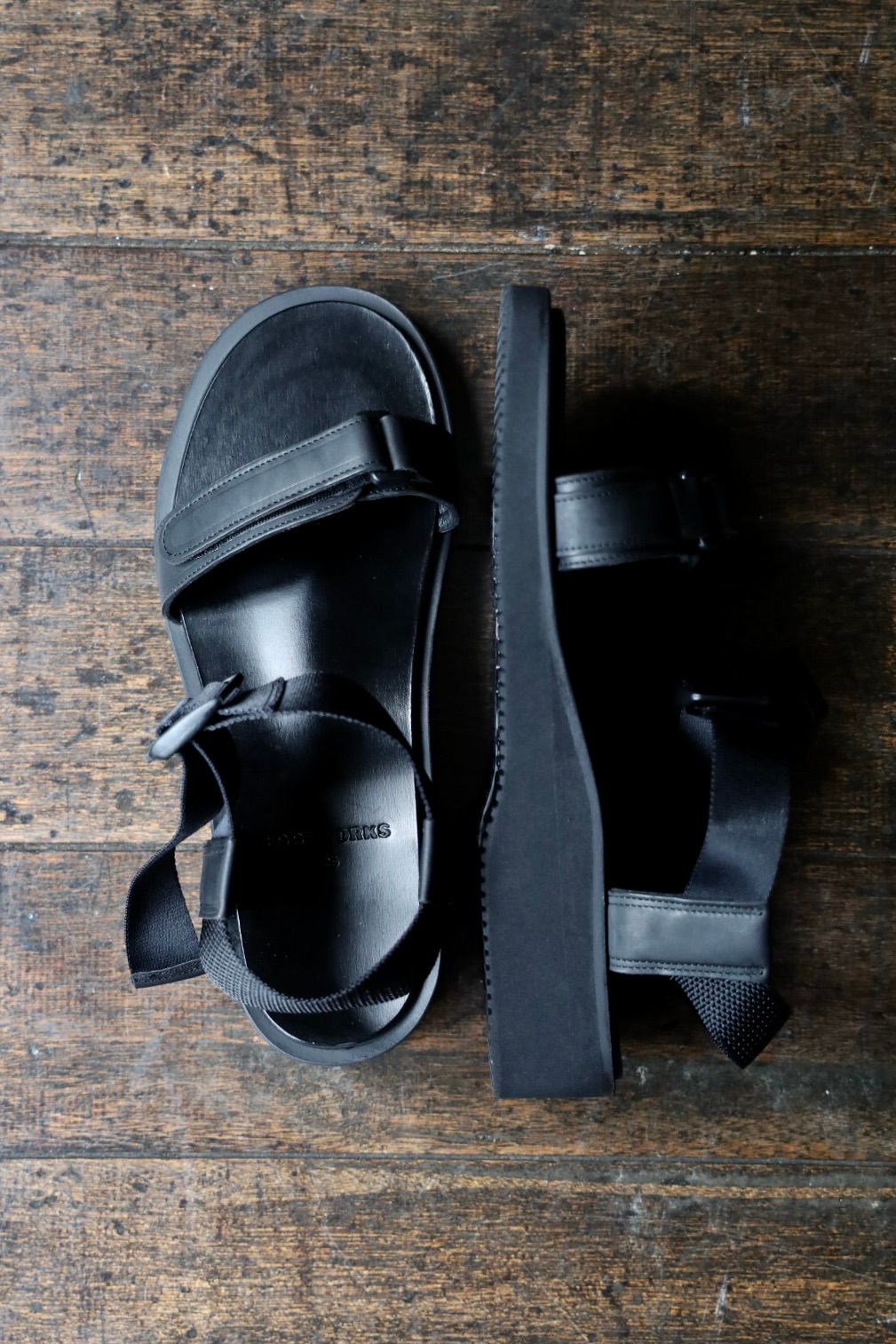 FOOTWORKS - FOOTWORKSフットワークス New Sandals with Velcro Straps