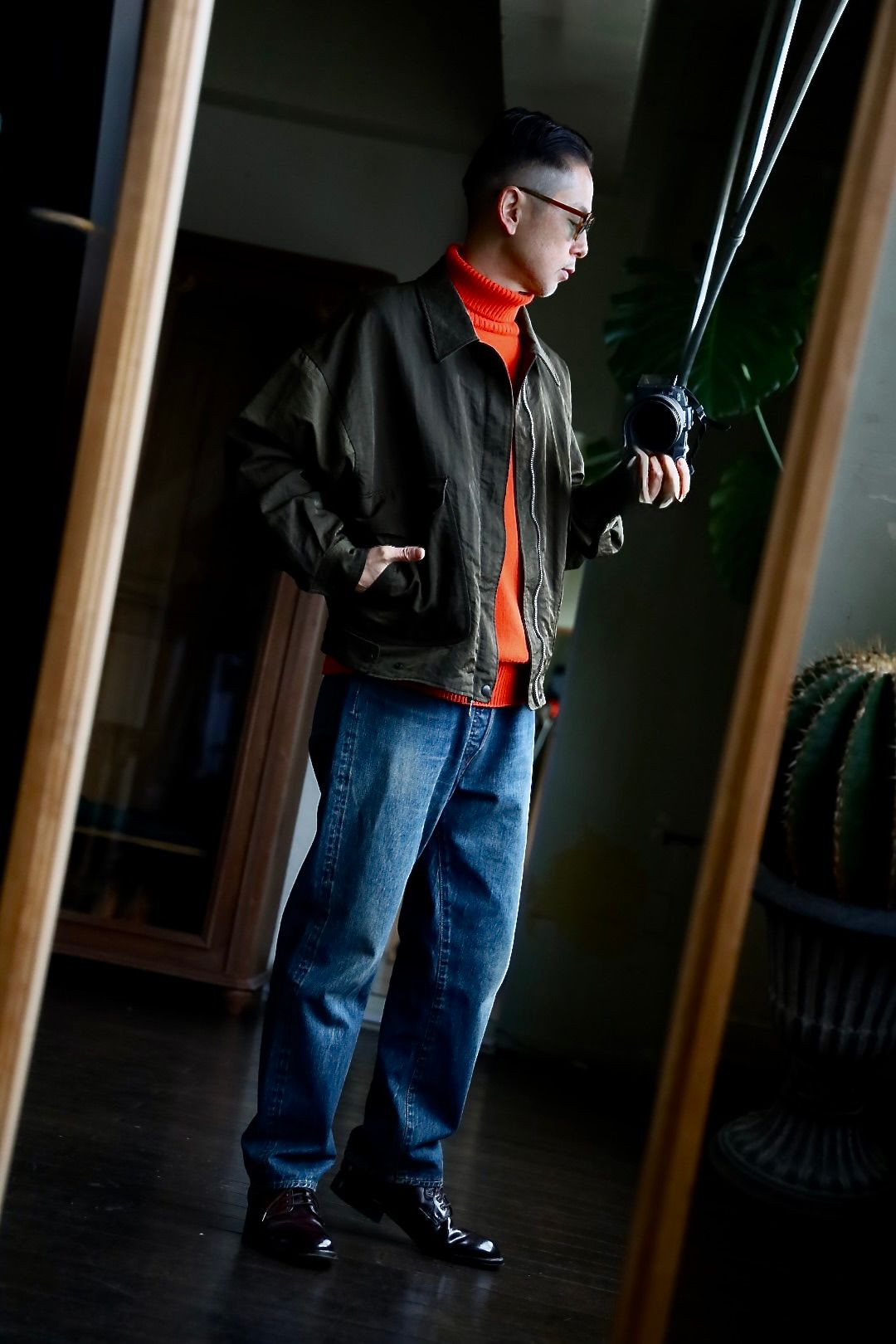 YOKE - ヨーク25SS NYLON BOMBER JACKET(YK25SS0909B)KHAKI☆1月18日