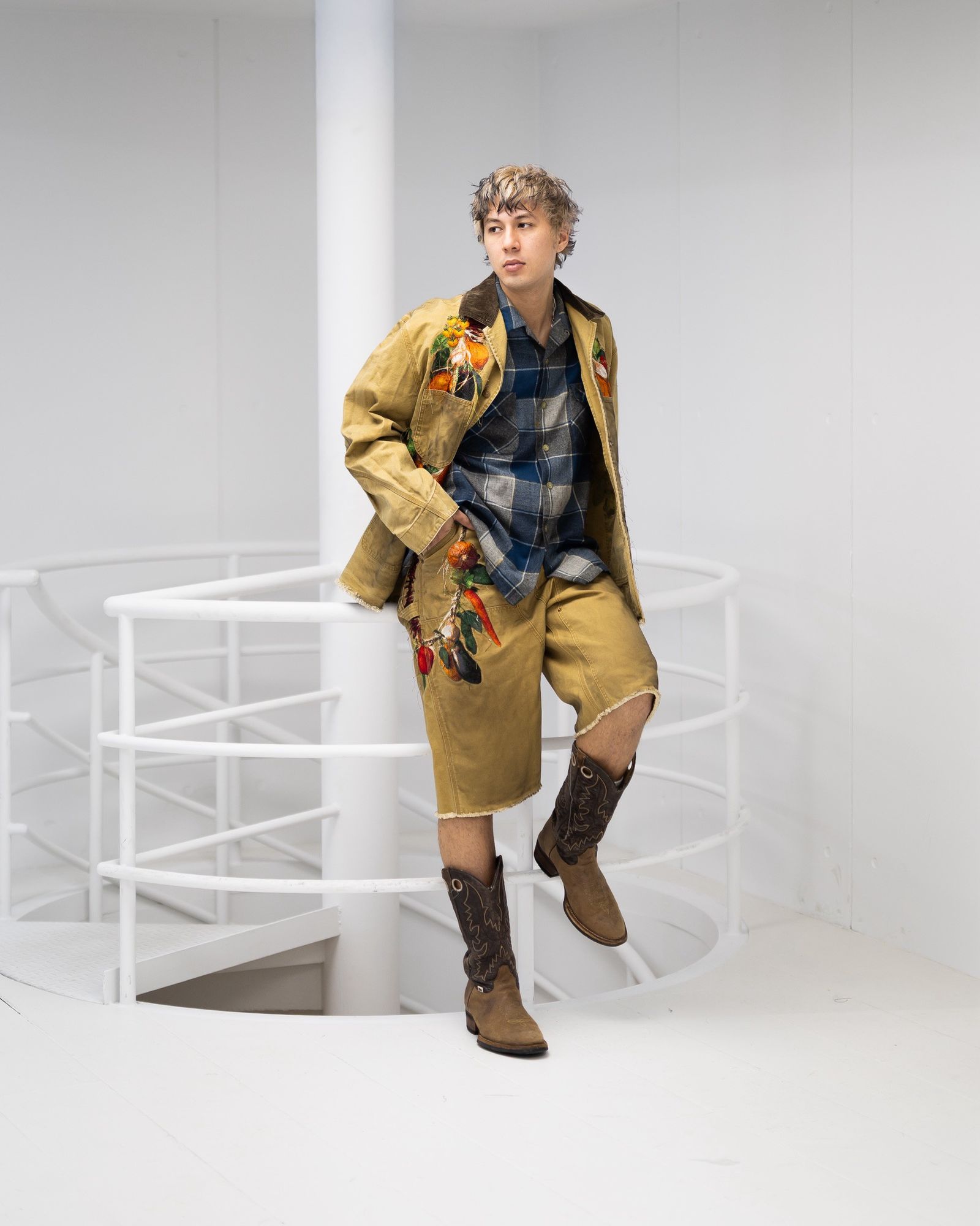 doublet - doublet ダブレット26SS VEGETABLE EMBROIDERY WORK JACKET