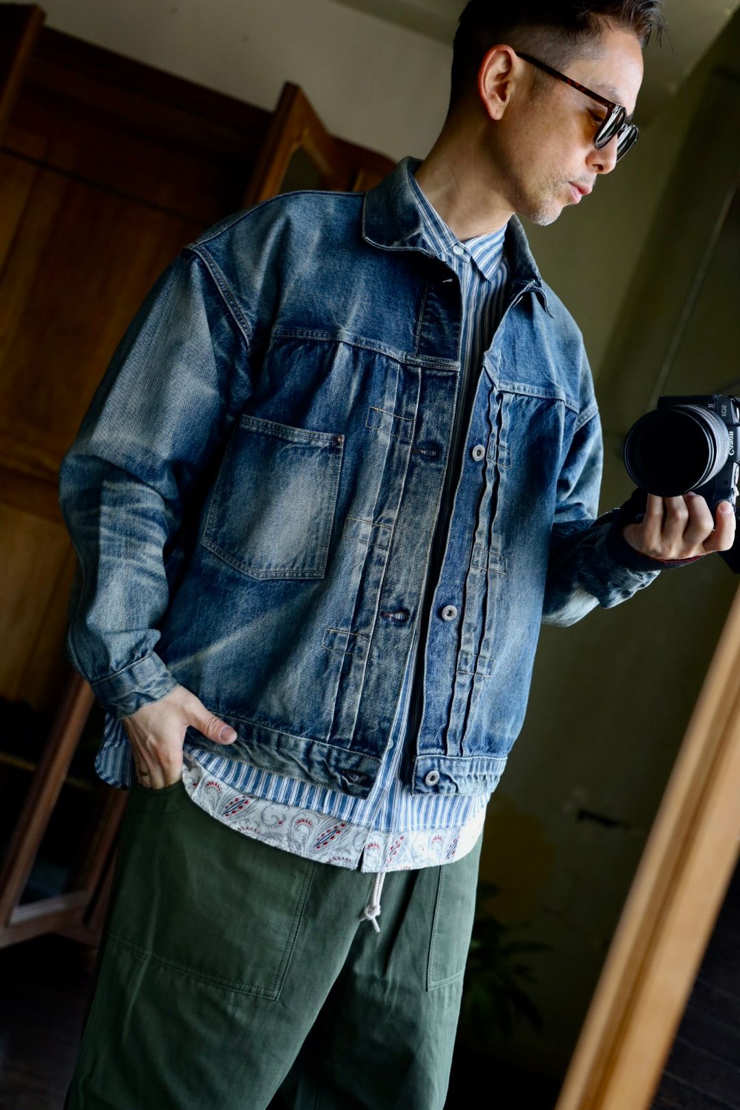 SAINT M×××××× - セントマイケル25SS ベルベルジン BJ_DENIM JACKET(SM