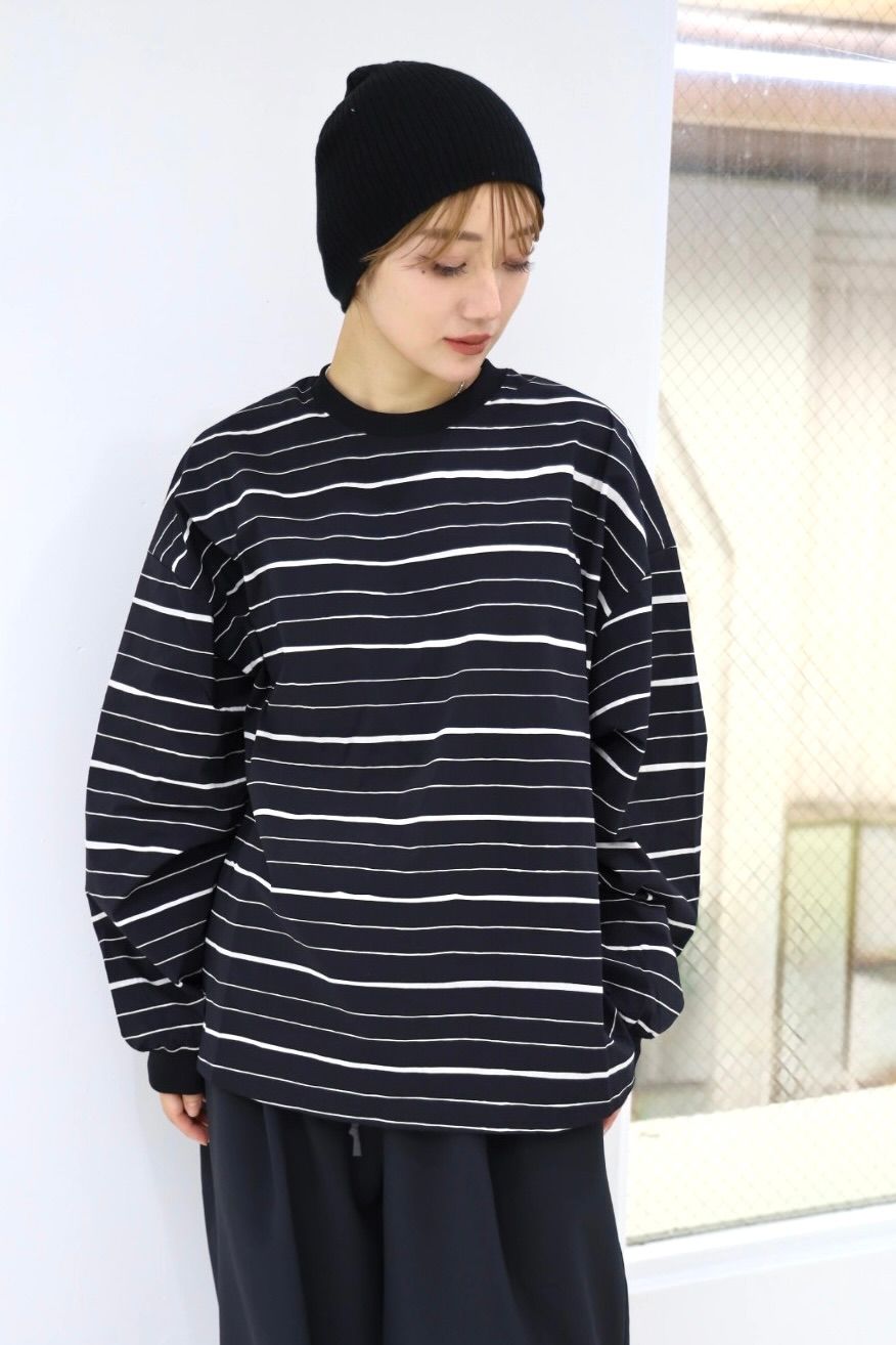 S.F.C -Stripes For Creative- 新作SUPER BIG MIX STRIPE LS NYLON TEE