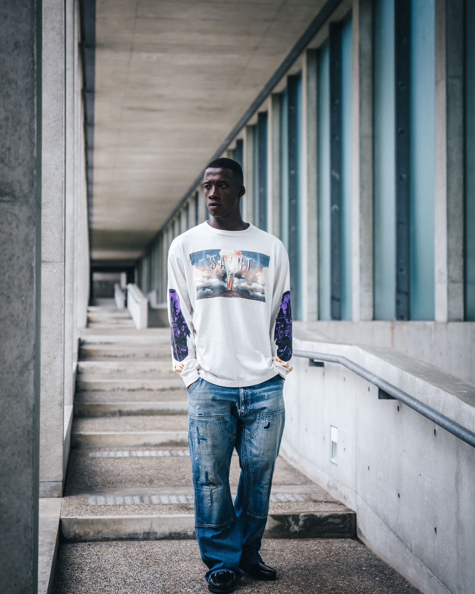 SAINT M×××××× - セントマイケル24AW SAINT PICTURES LS TEE(SM-YS1