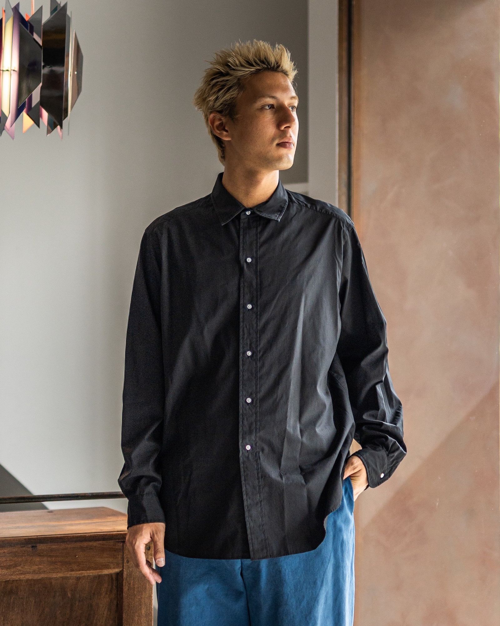 A.PRESSE - アプレッセ2025 STYLE2 Regular Collar Shirt(25AAP-02-08