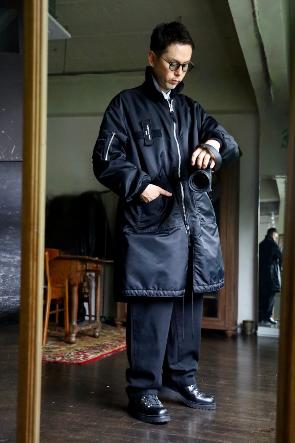 COMME des GARCONS HOMME - コムデギャルソンオム24AW ナイロンツイル