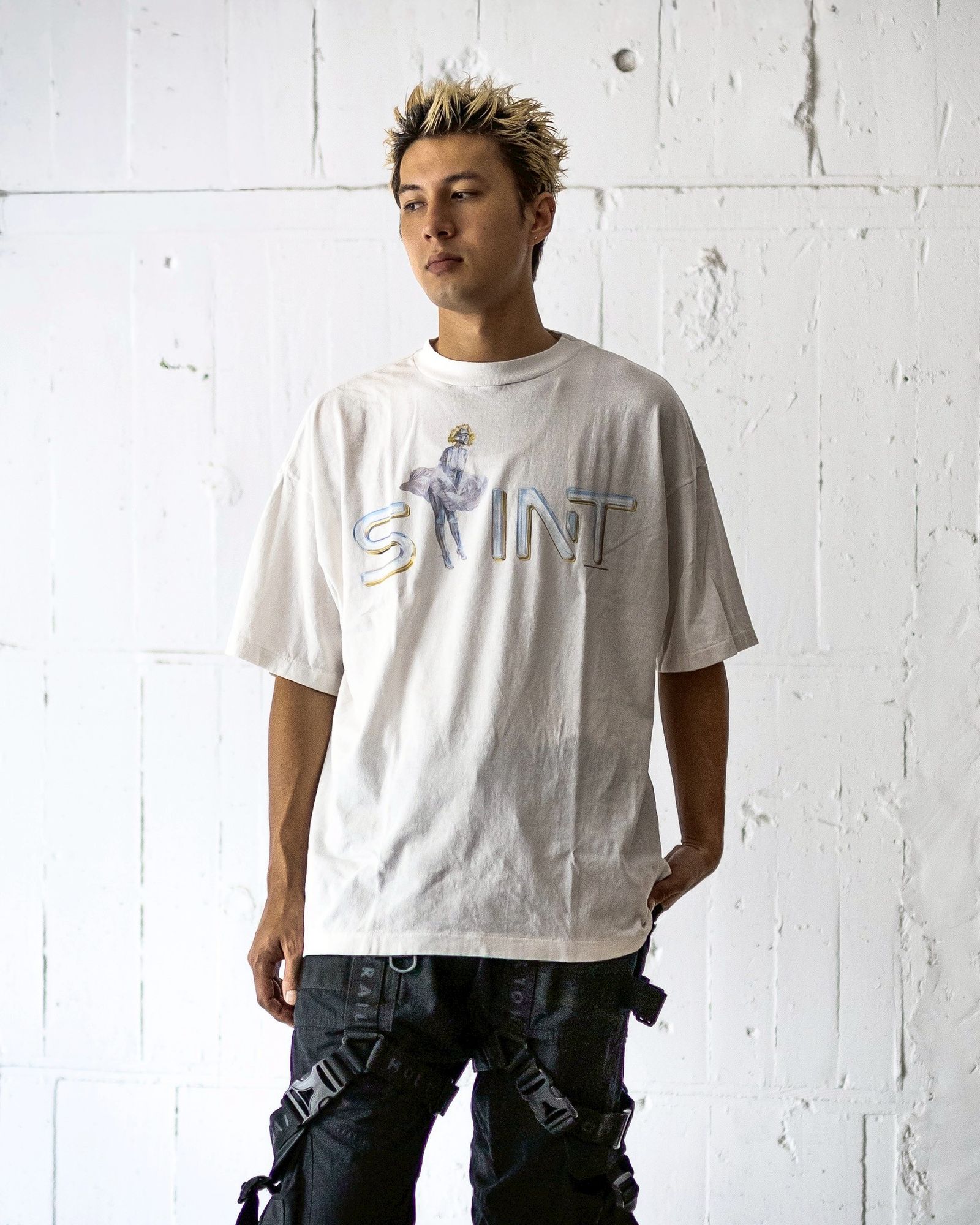 SAINT M×××××× - セントマイケル Tシャツ LADIES SRYM_SS TEE(SM-HR1