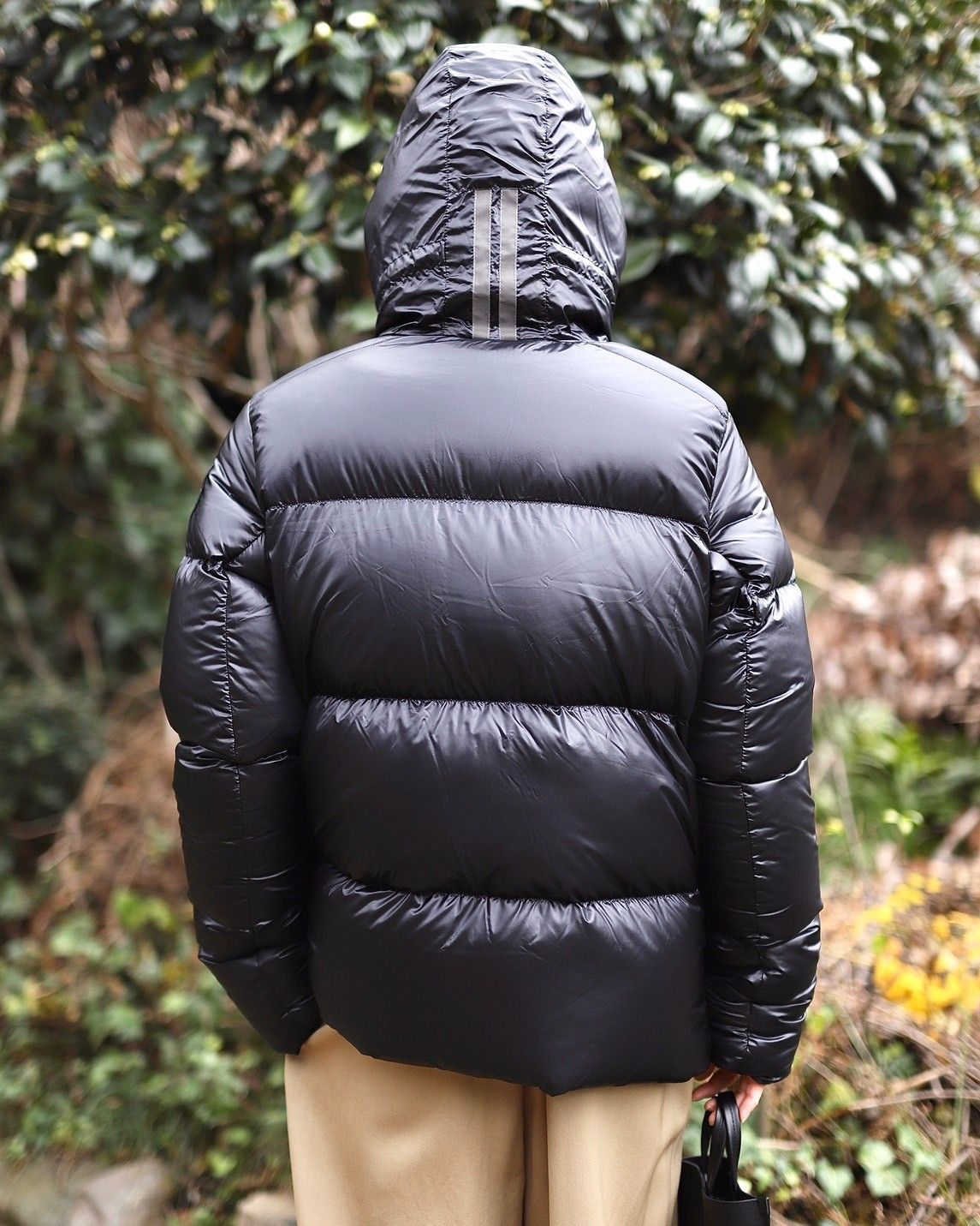 CANADA GOOSE カナダグース Crofton Puffer Black Labelスタイル