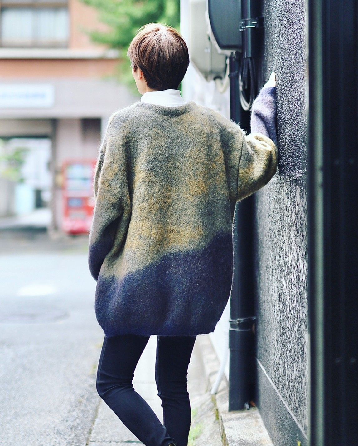 YOKE - ヨーク23AW LANDSCAPE MOHAIR JACQUARD CREWNECK CARDIGAN