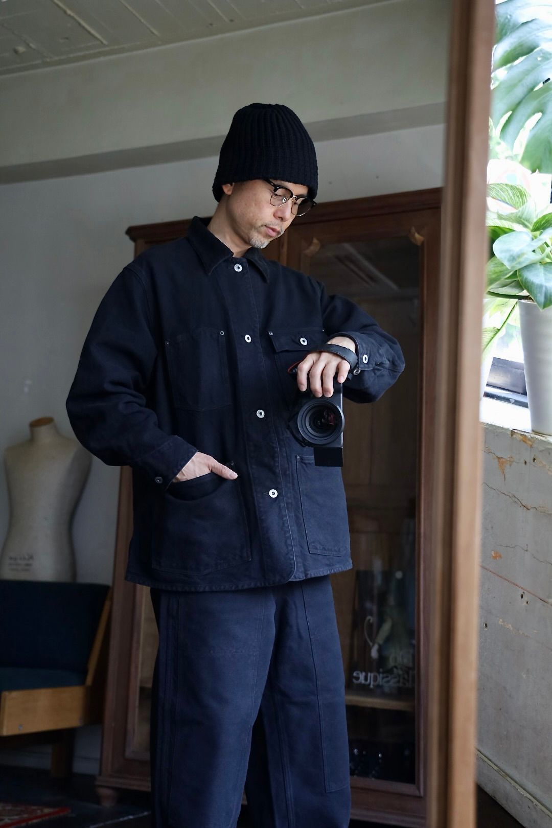 A.PRESSE - アプレッセ 2025 STYLE2 Vintage Silk Hemp Coverall